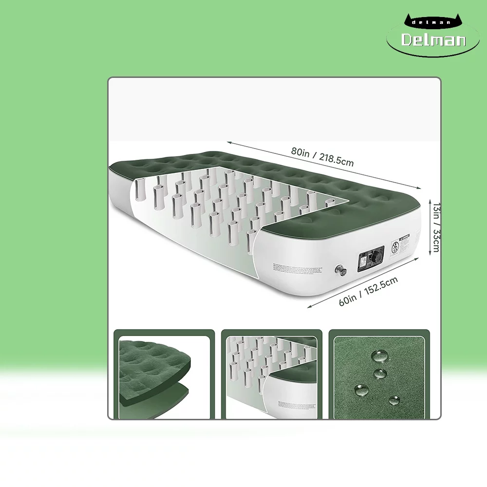 Luxury Queen Air Mattress with Built in Pump