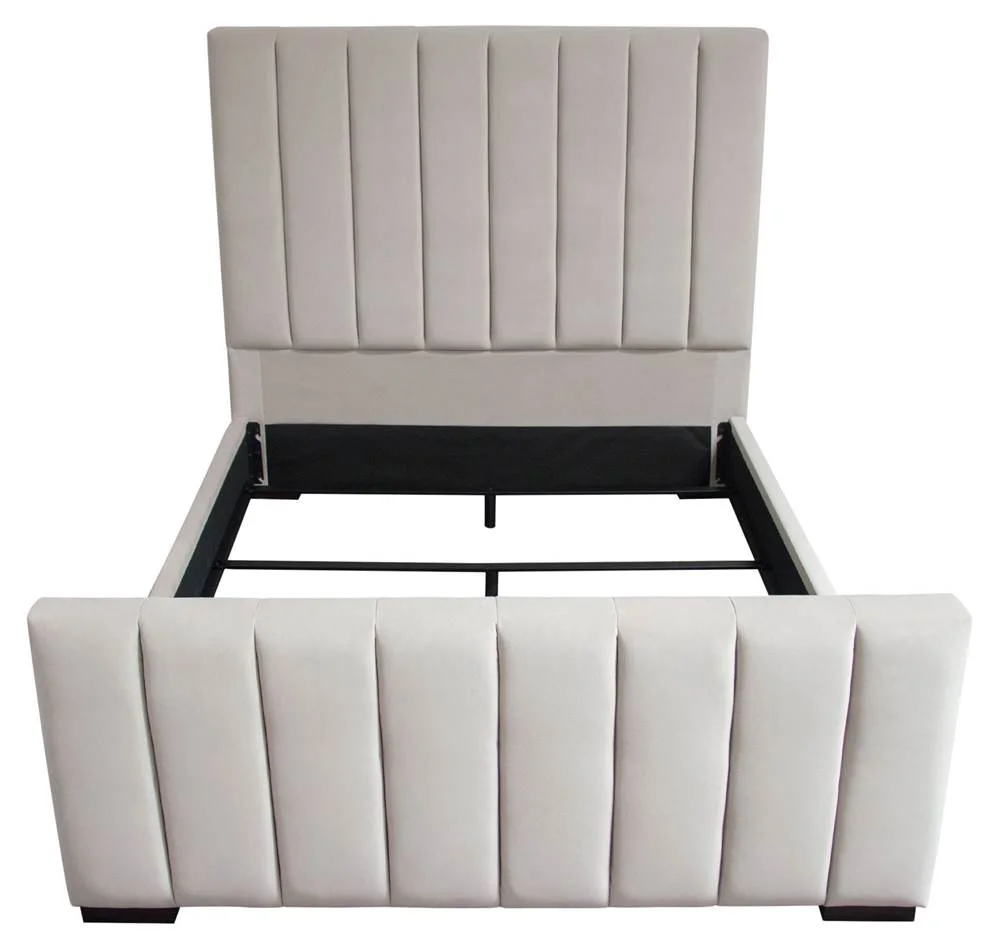 Venus Vertical Channel Tufted Eastern King Bed