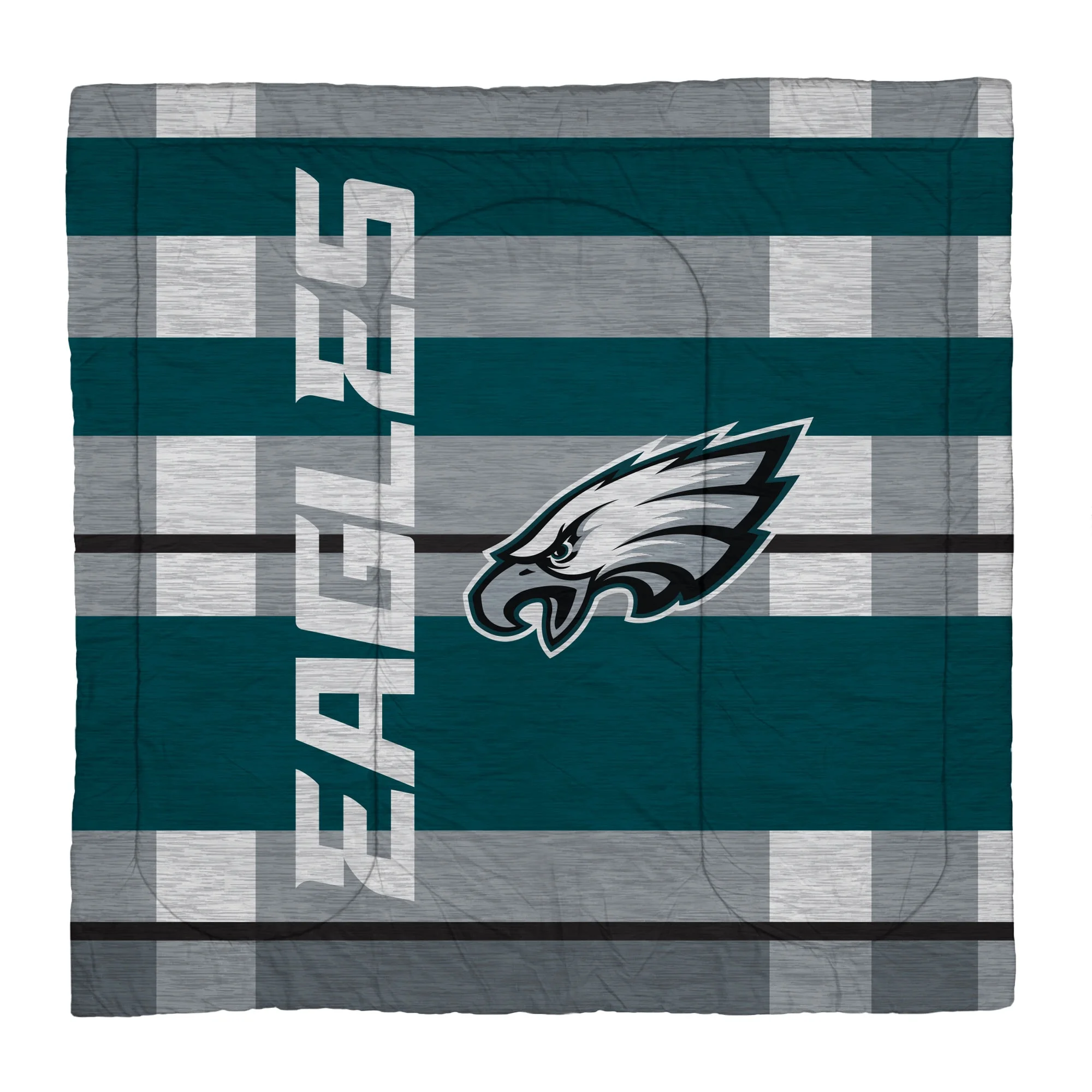 Philadelphia Eagles Heathered Stripe 3-Piece Full/Queen Bed Set
