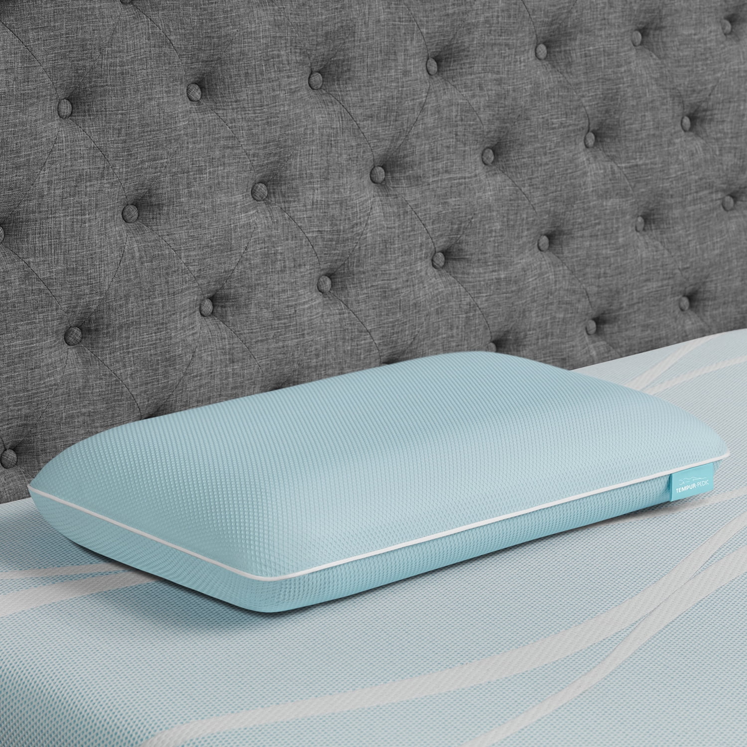 Tempur-Pedic TEMPUR-Cloud Cooling ProLo Memory Foam Bed Pillow, King