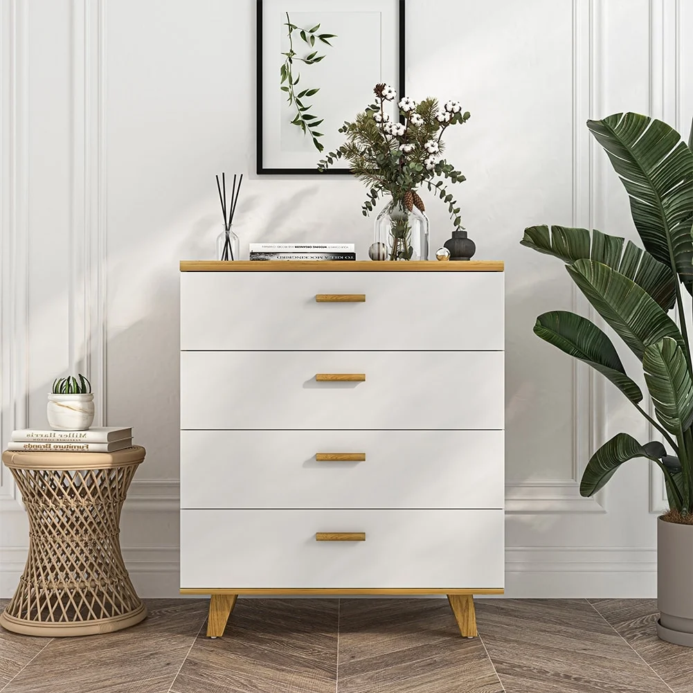 Solid Wood Drawer Dresser Cabinet, Storge Cabinet Chest C