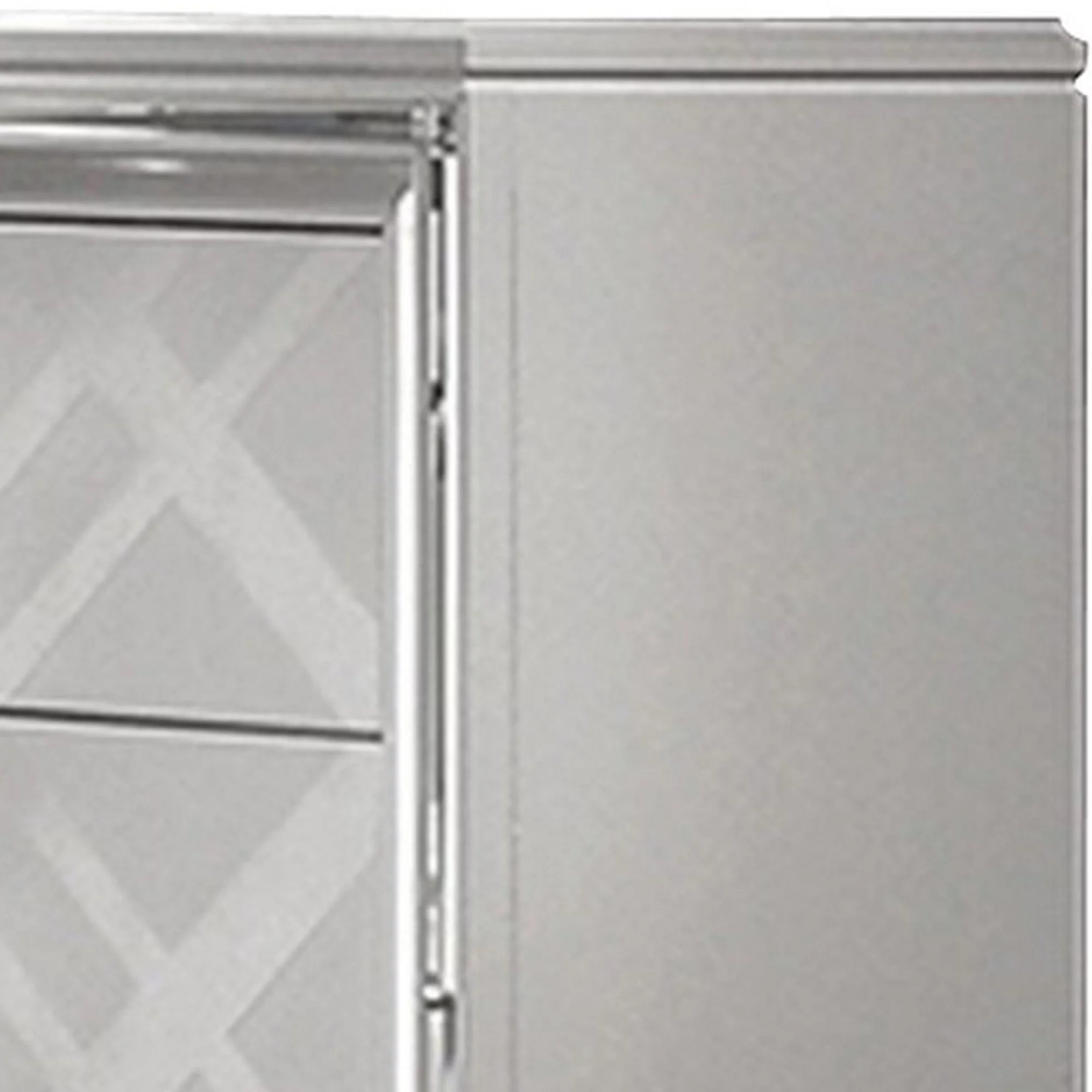 Benjara 64 in. Beli 6 Drawer Wide Dresser Chest, Crisp White