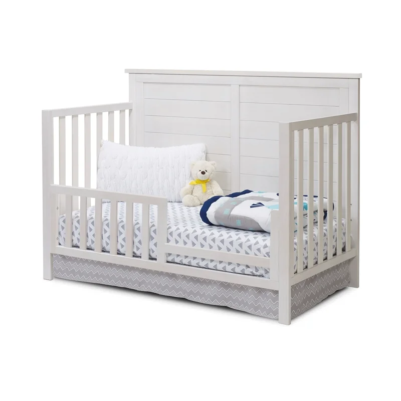 Sorelle Ashley 4-in-1 Convertible Crib in Weathered White