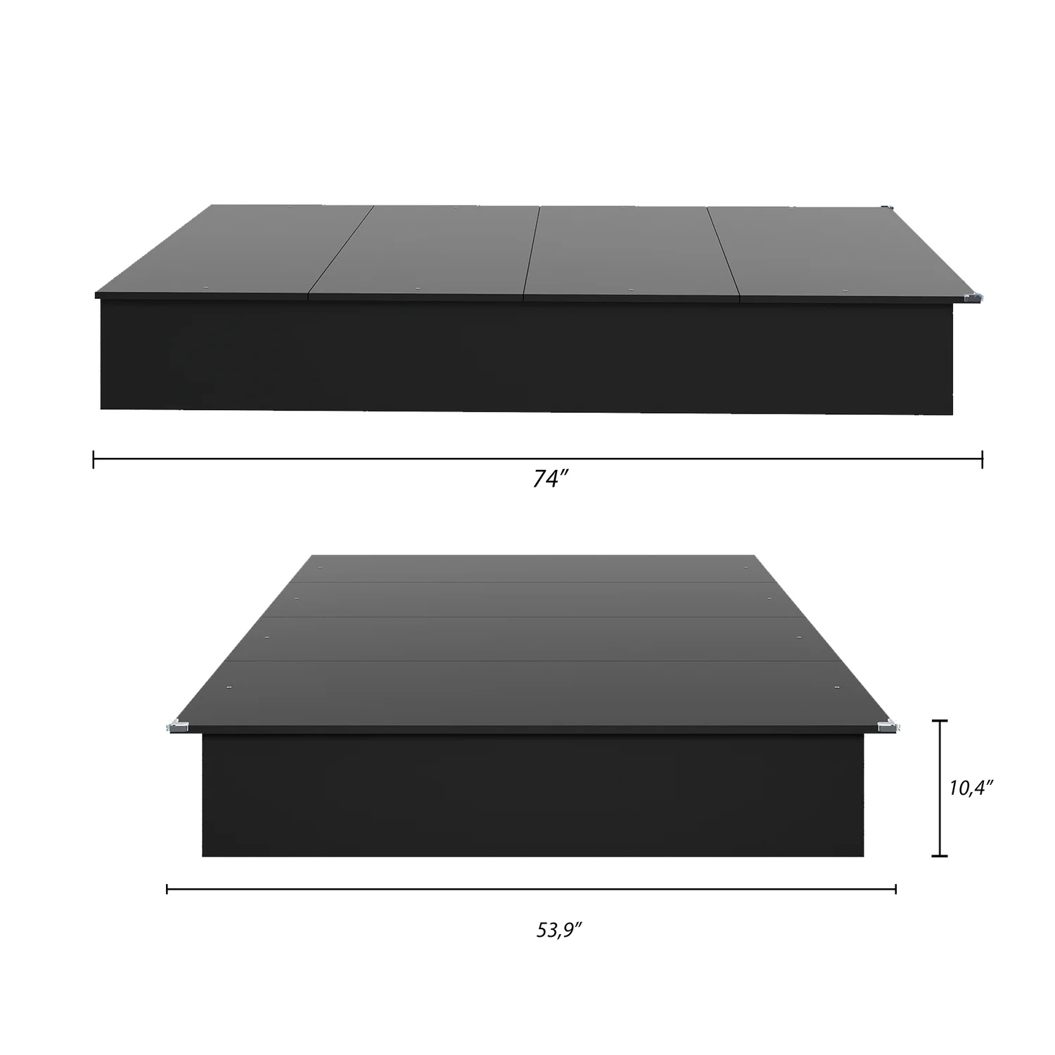 Nexera Valere Platform Bed