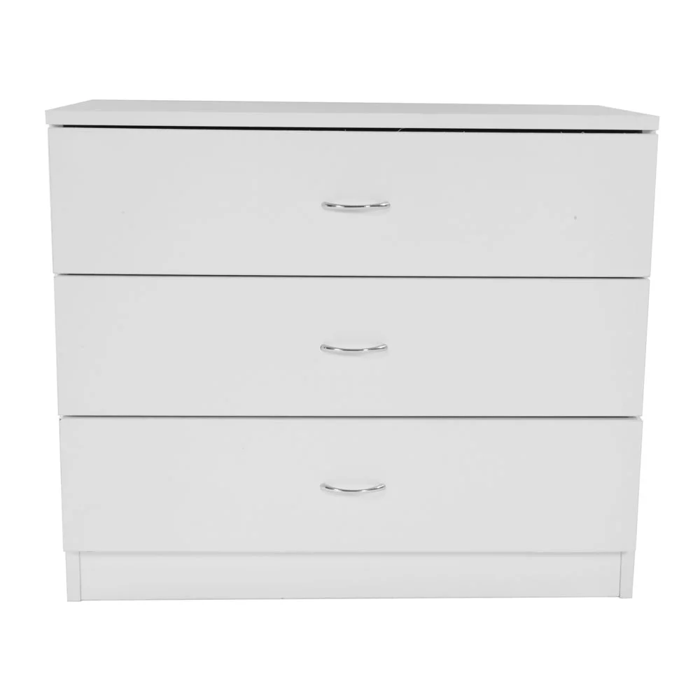 BMTBUY Modern Simple 3-Drawer Dresser White