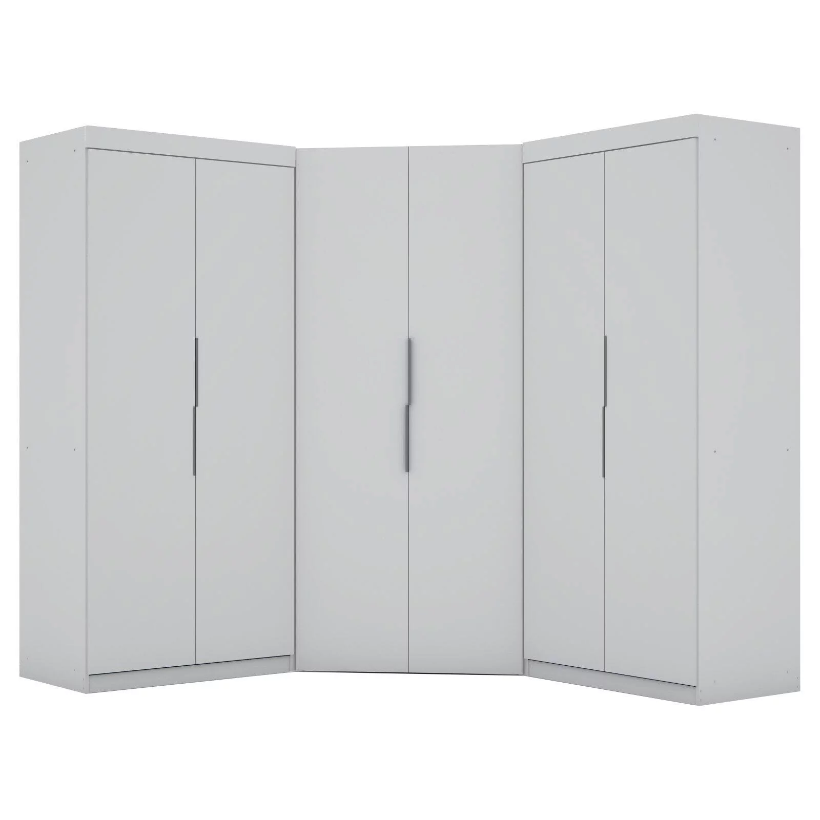 Manhattan Comfort Mulberry 4 Drawer Corner Wardrobe
