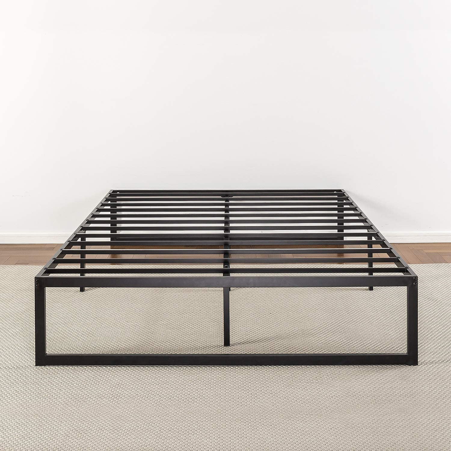 Zinus Abel 14 Inch Metal Platform Bed Frame / Mattress Foundation / No Box Spring Needed / Steel Slat Support / Easy Quick Lock Assembly, King