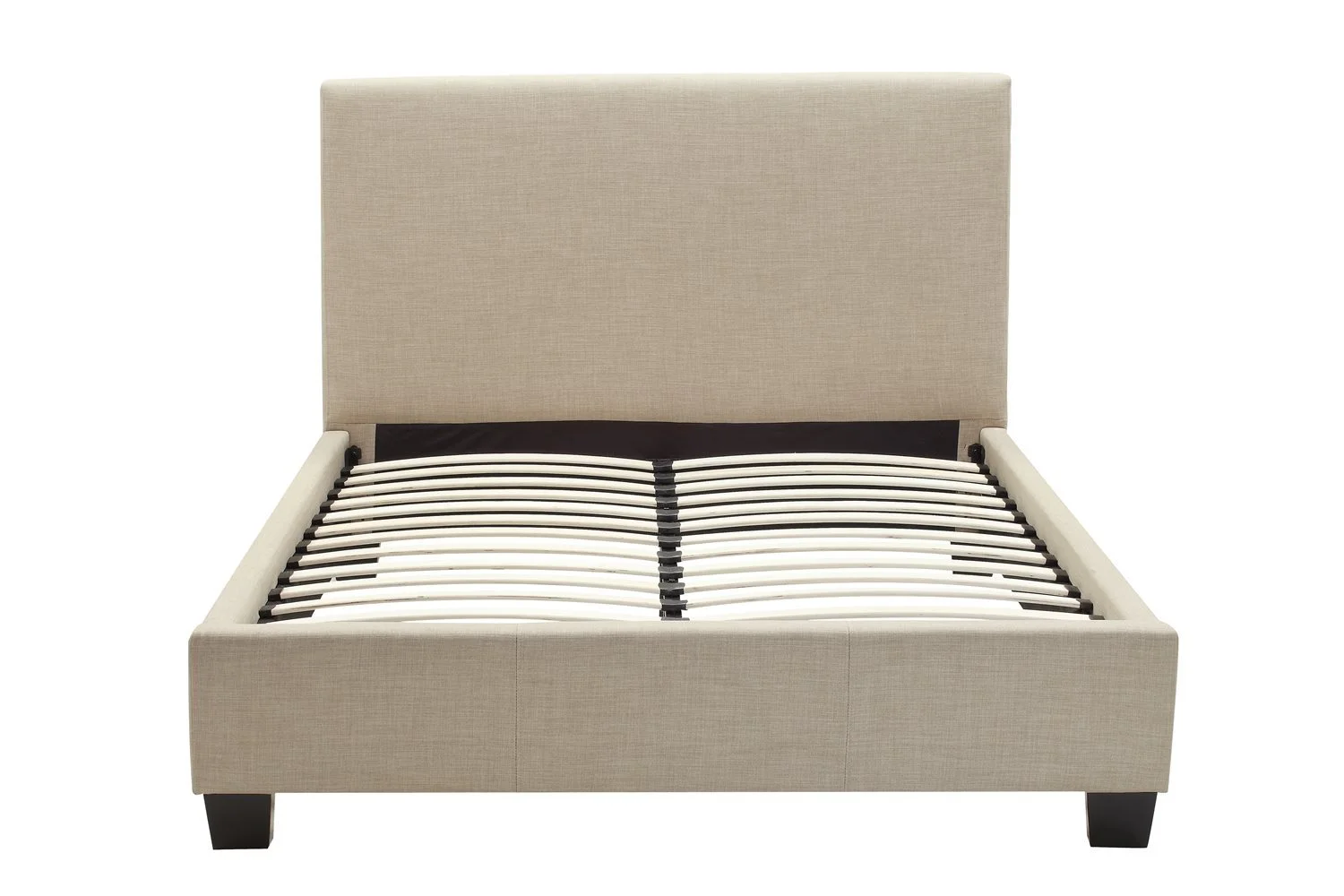 Modus Furniture Levi Wingback Upholstered Headboard in Toast Linen