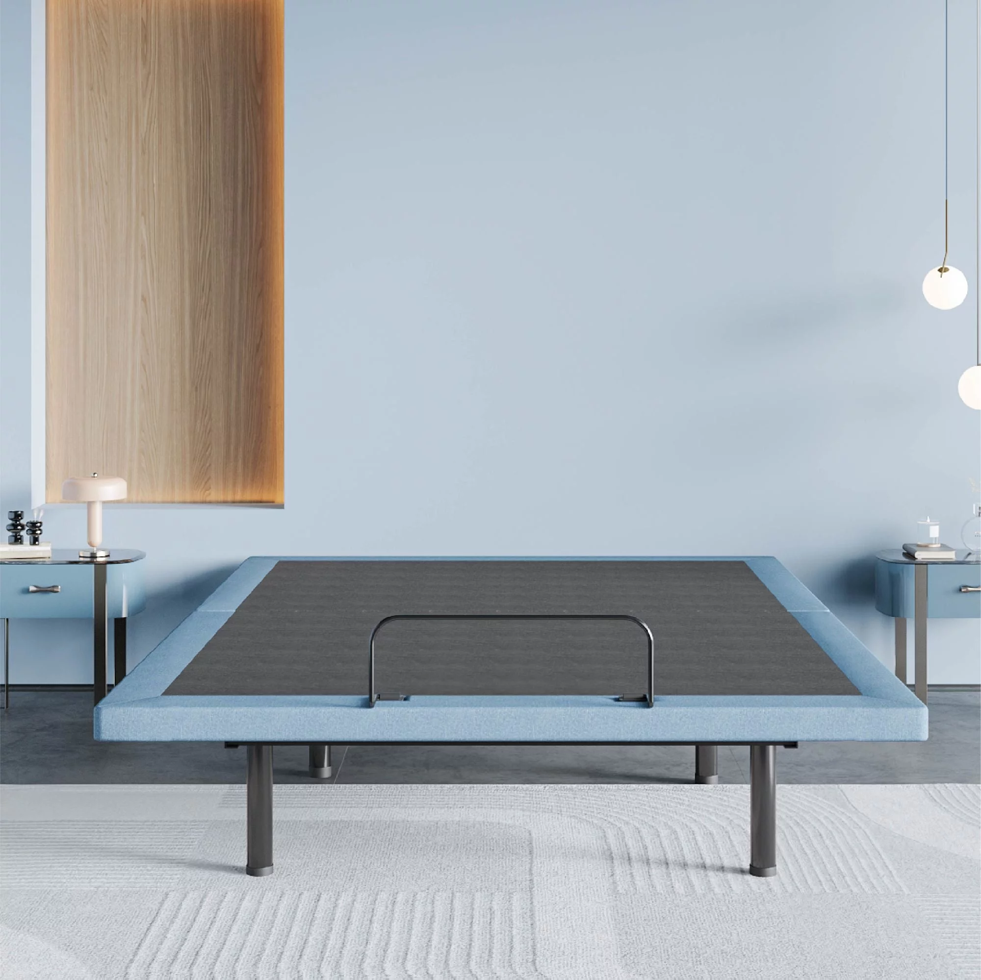 NLP230F King Adjustable Bed Base Frame with Wireless Remote; Independent Head & Foot