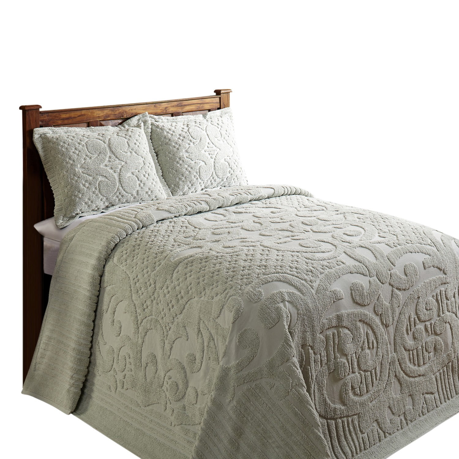Better Trends Sage Ashton Medallion 100% Cotton For All Ages Bedspread, King