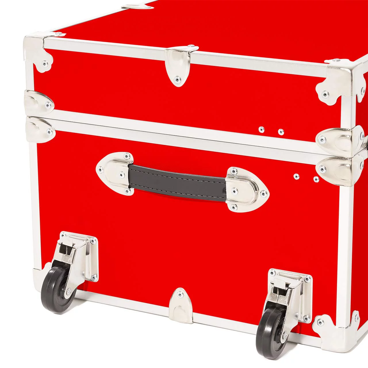 Rhino Trunk & Case XL Leather Embossed Vinyl Trunk with Removable Wheels, Summer Camp, College, Storage 34