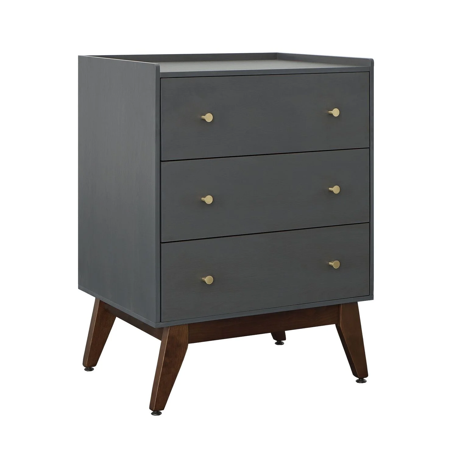 Picket House Furnishings Saddie 3 Drawer Chest in Grey