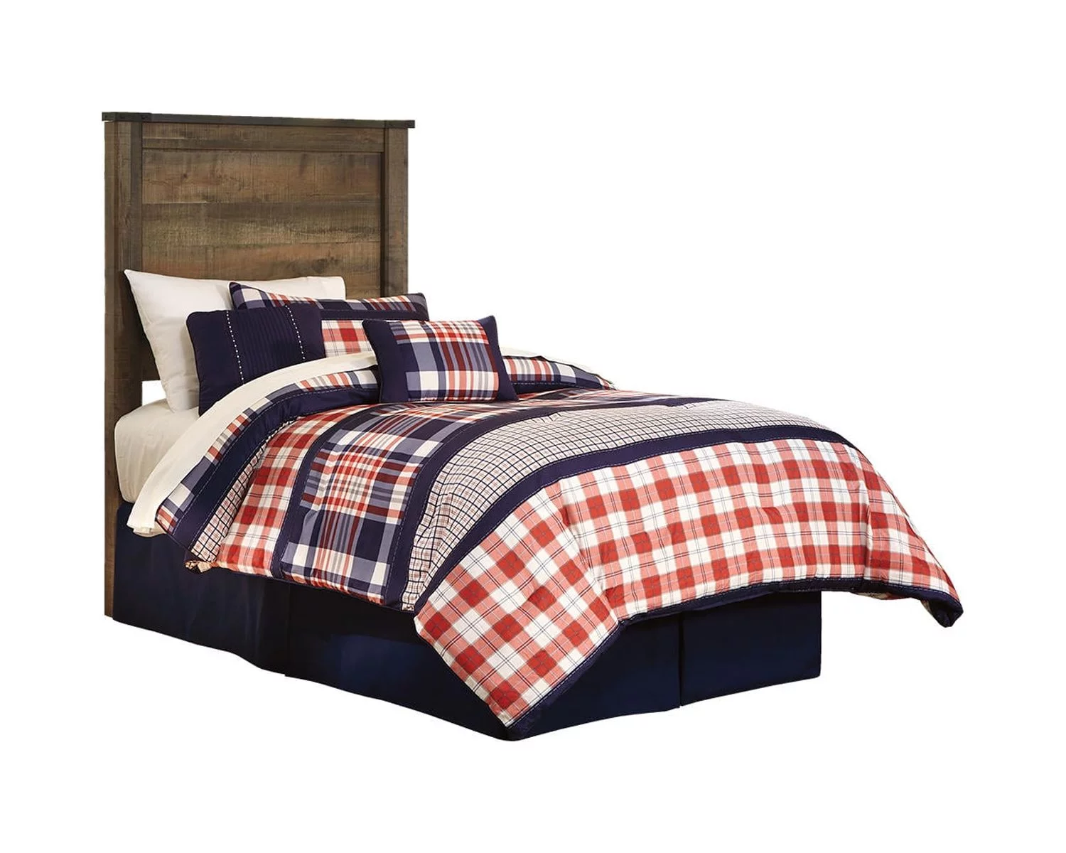 Signature Design by Ashley Casual Trinell Twin Panel Headboard Brown