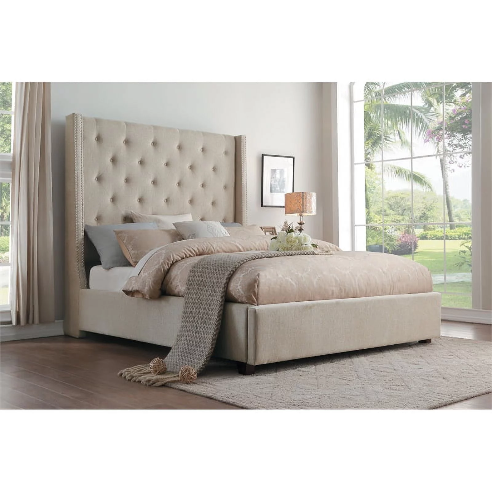 Lexicon Fairbon California King Bed in Beige
