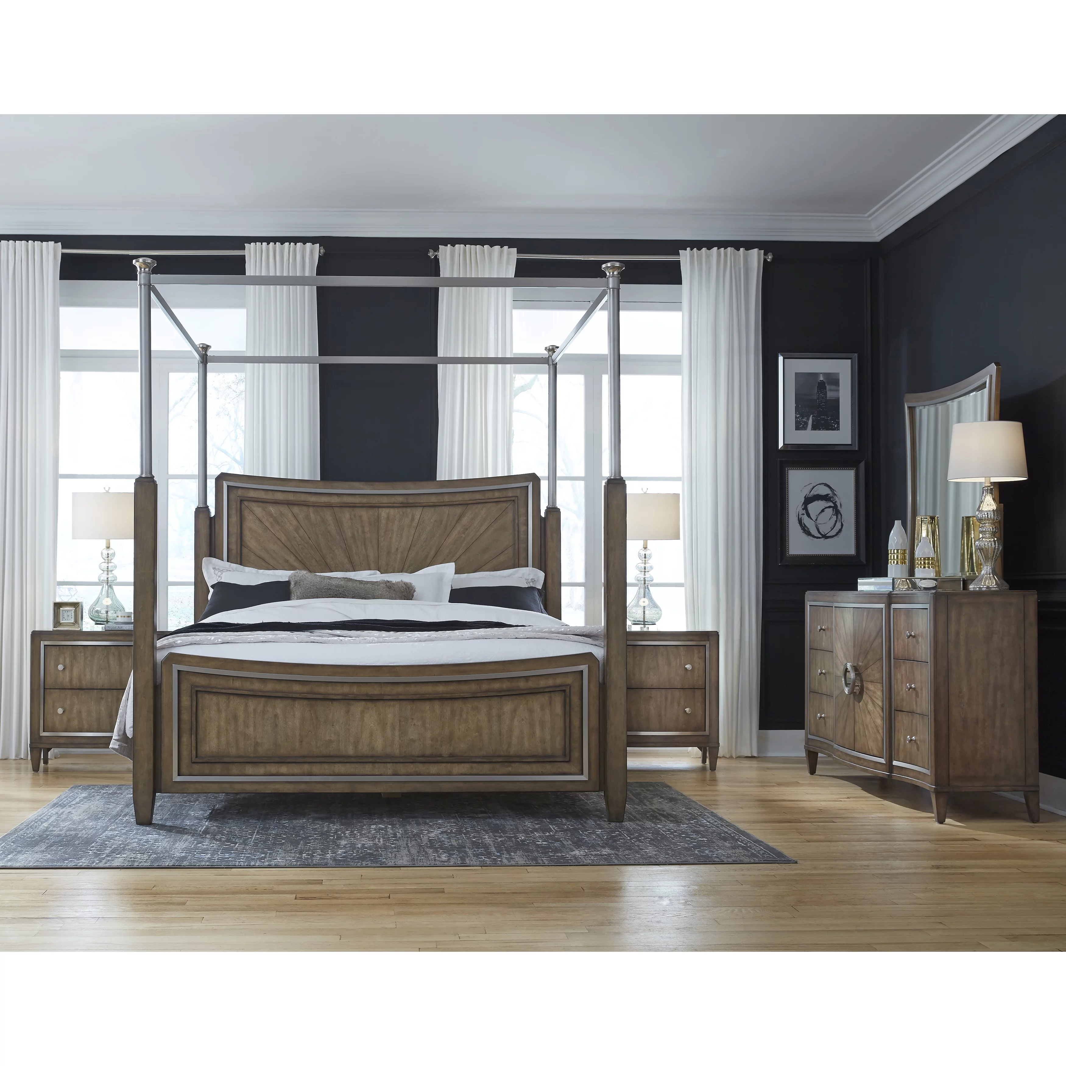 Rumi Canopy Queen Headboard