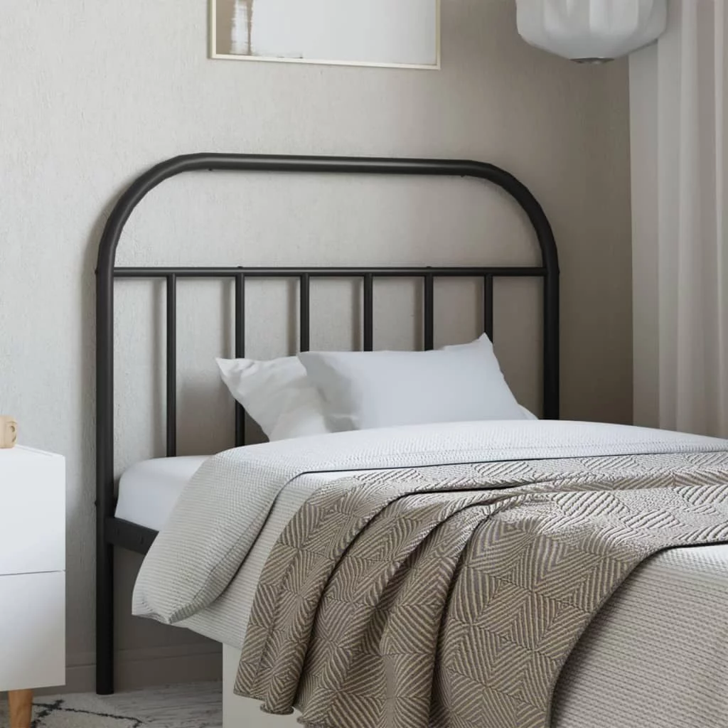 Aibecy Metal Headboard Black 39.4