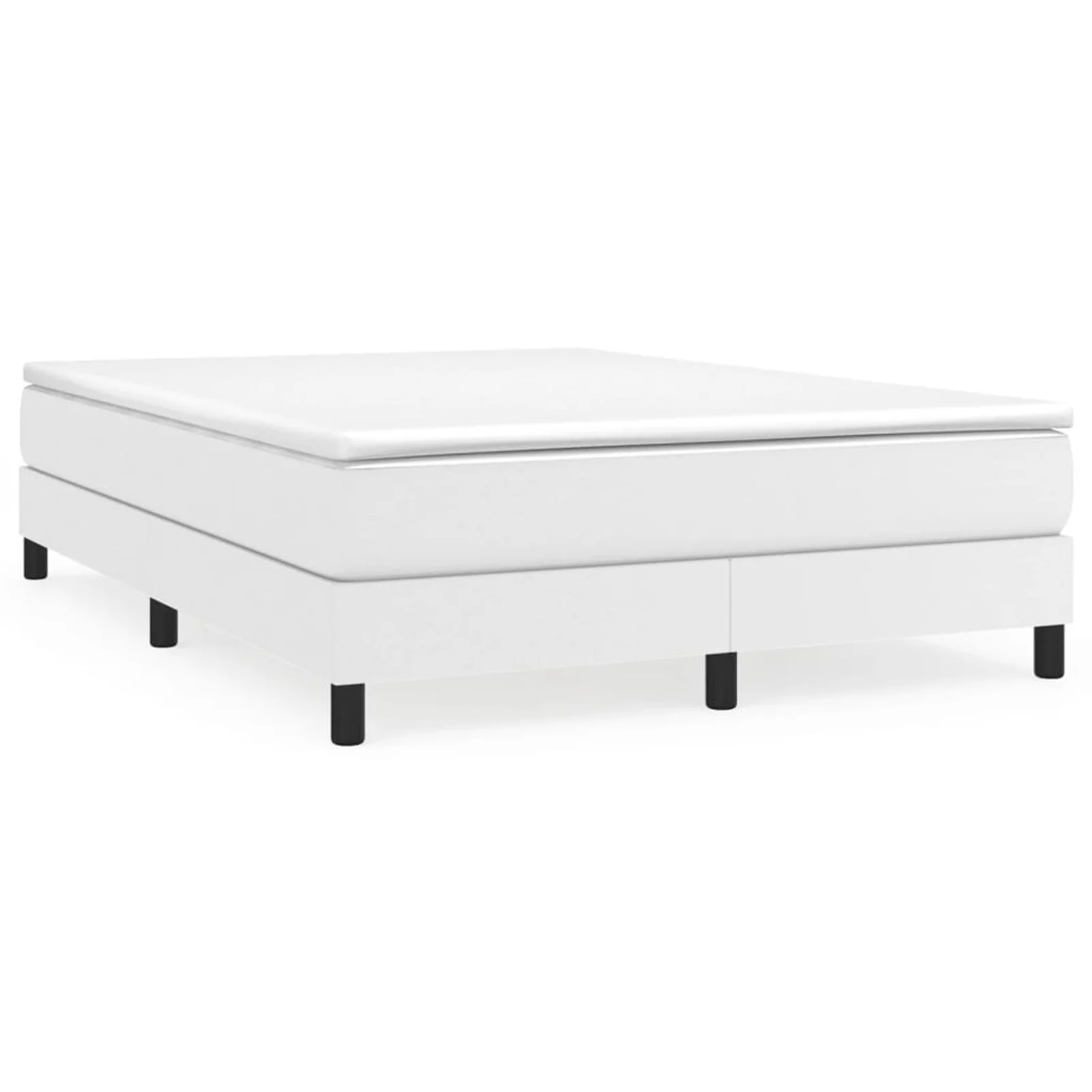 Dcenta Box Spring Bed Frame White 53.9