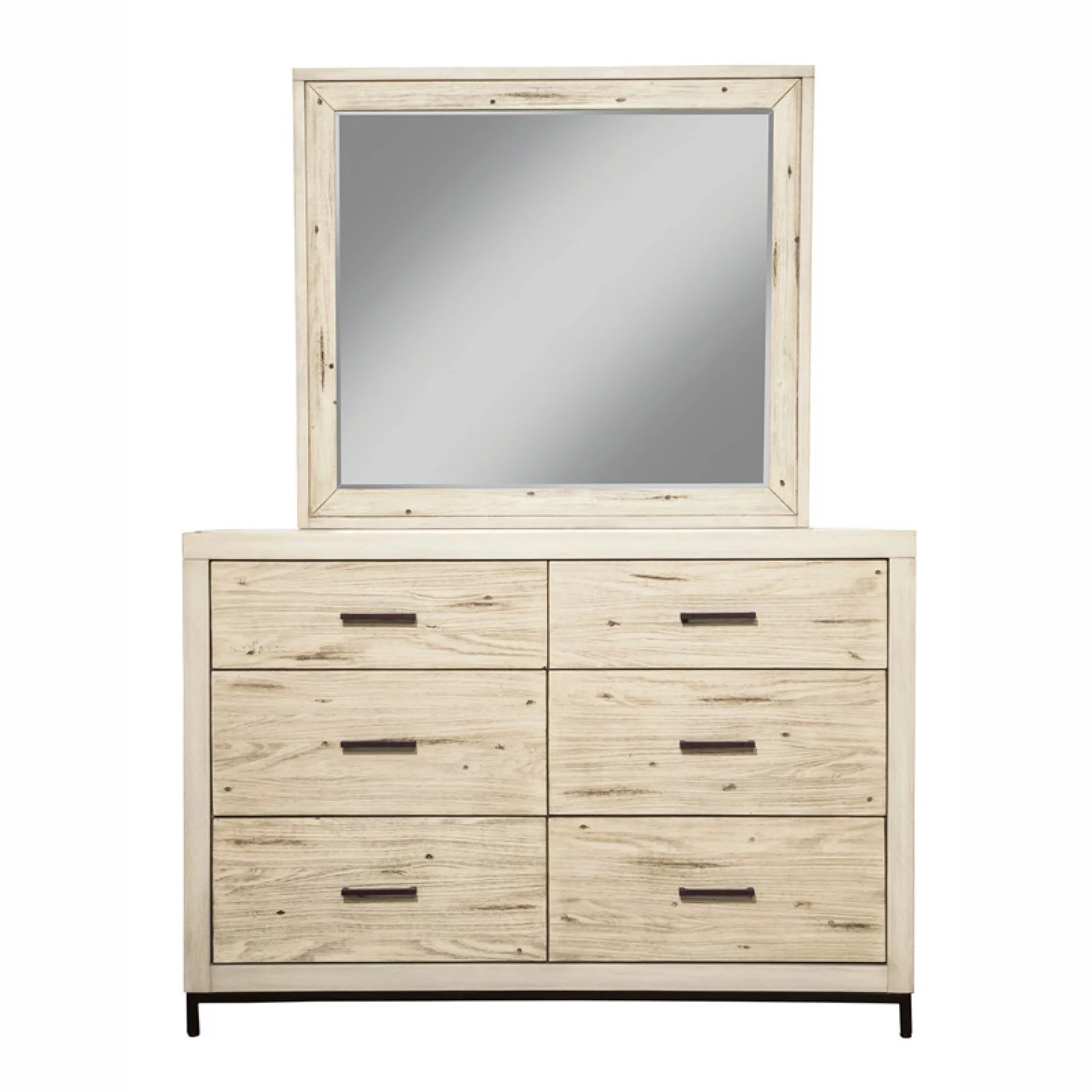 Origins by Alpine Malibu 6-Drawer Dresser with Optional Mirror