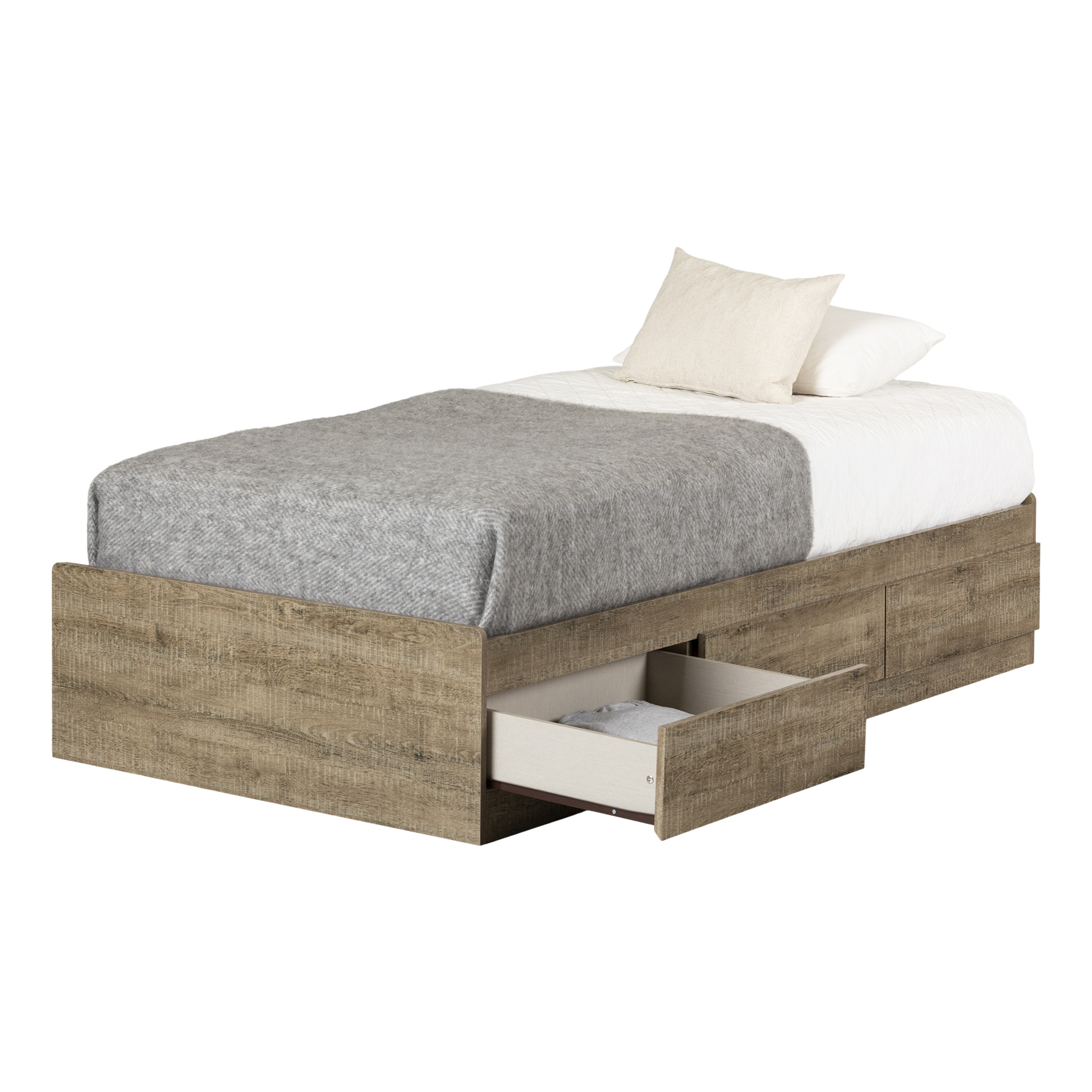 South Shore Versa, Traditional Bed, Twin Brown