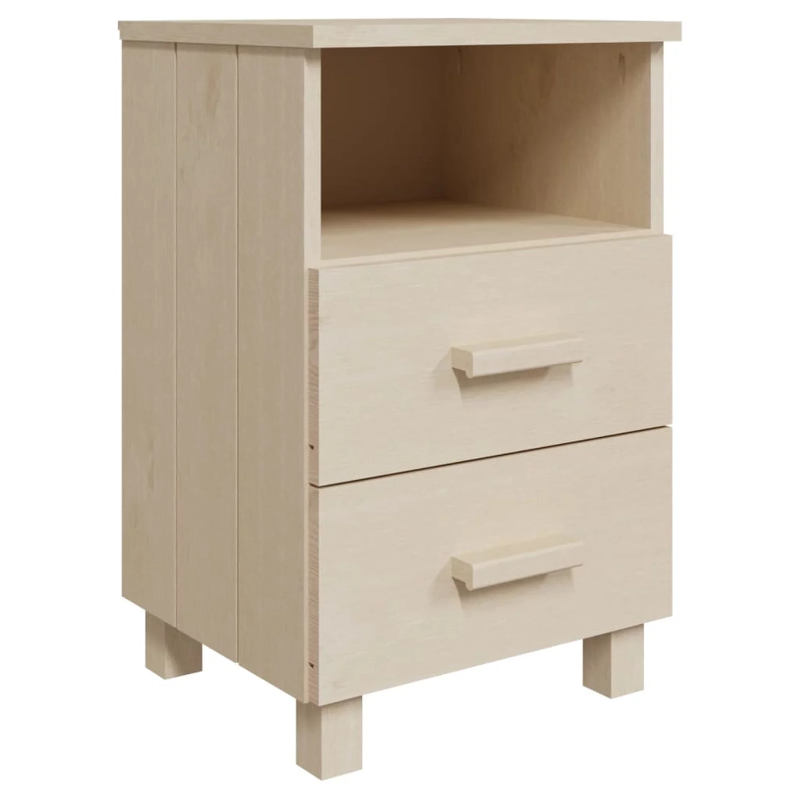 Andoer Bedside Cabinet Honey Brown 15.7