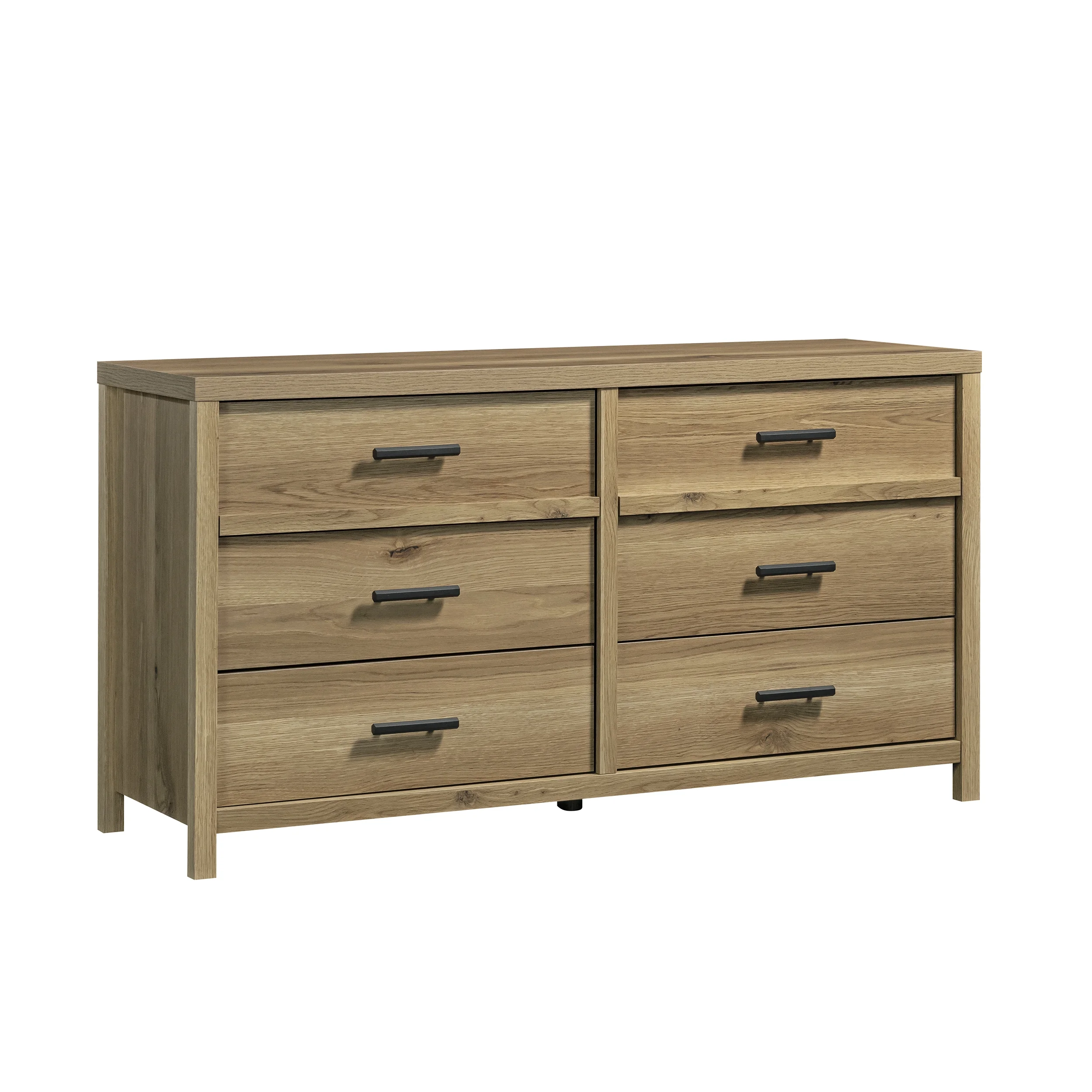 Erie Collection by Sauder 6-Drawer Bedroom Dresser, Timber Oak Finish