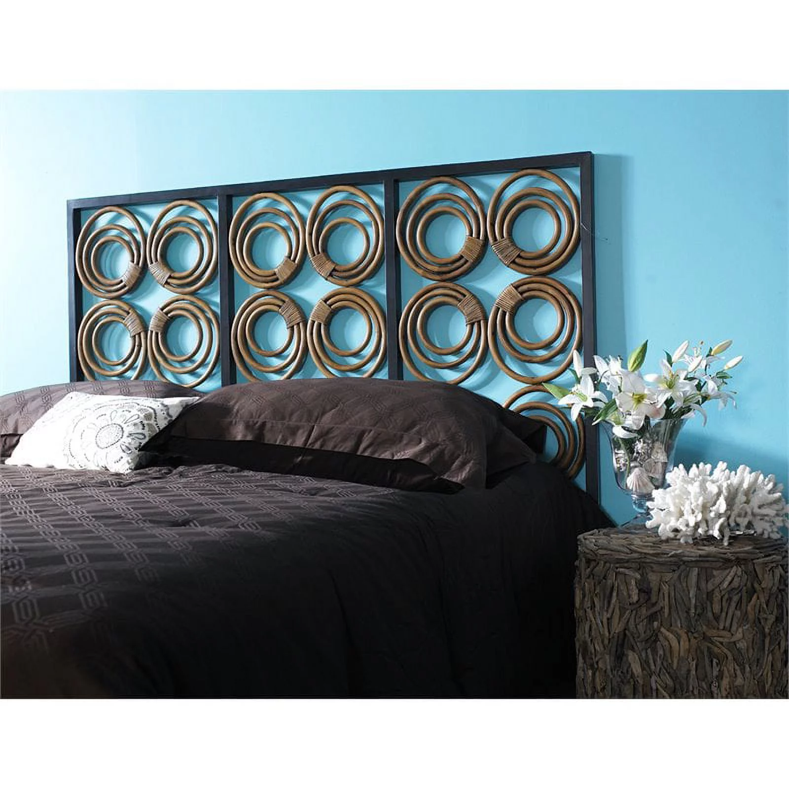 Padma's Plantation Suki Wood Twin Headboard in Natural