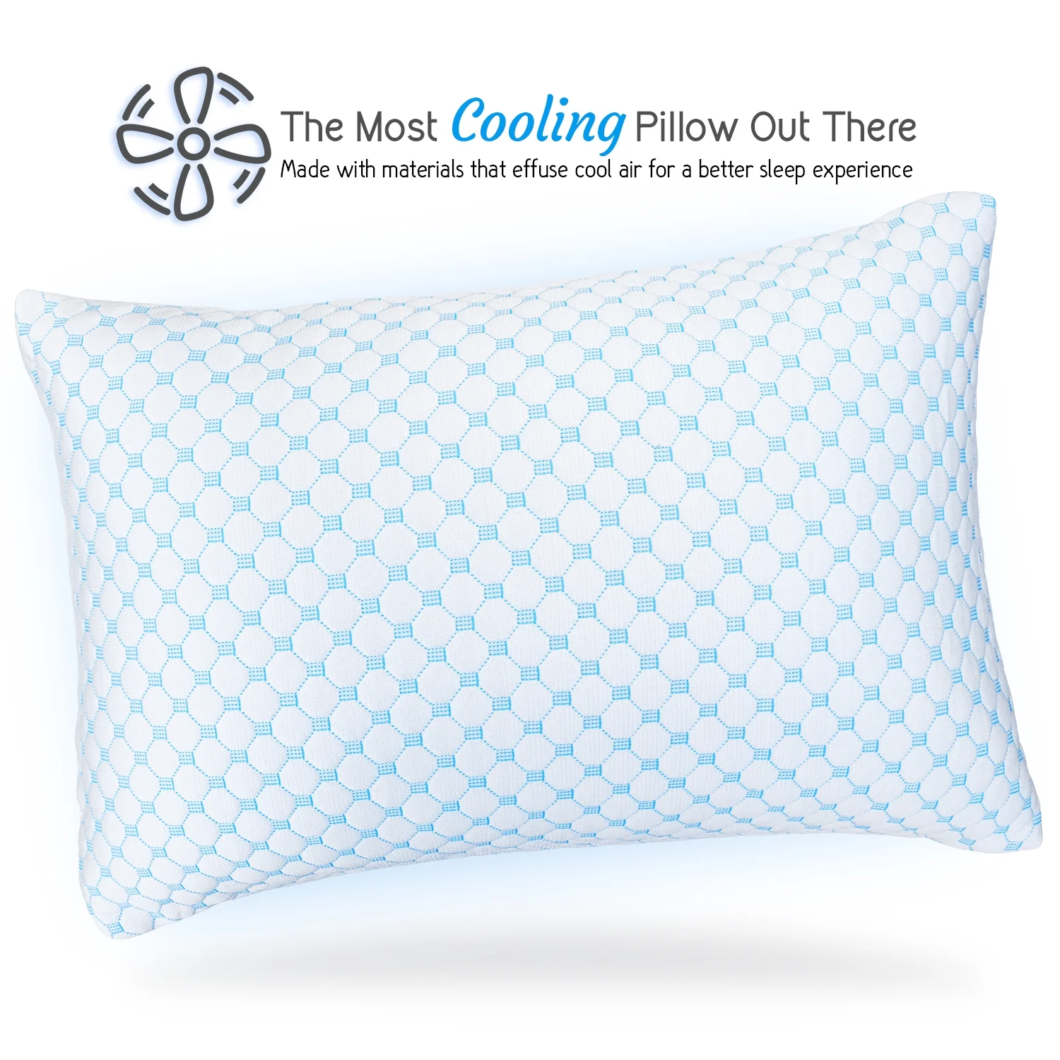 Hearth & Harbor Temperature Regulating Reversible Cooling Pillow, Memory Foam Pillow, King Pillows 20