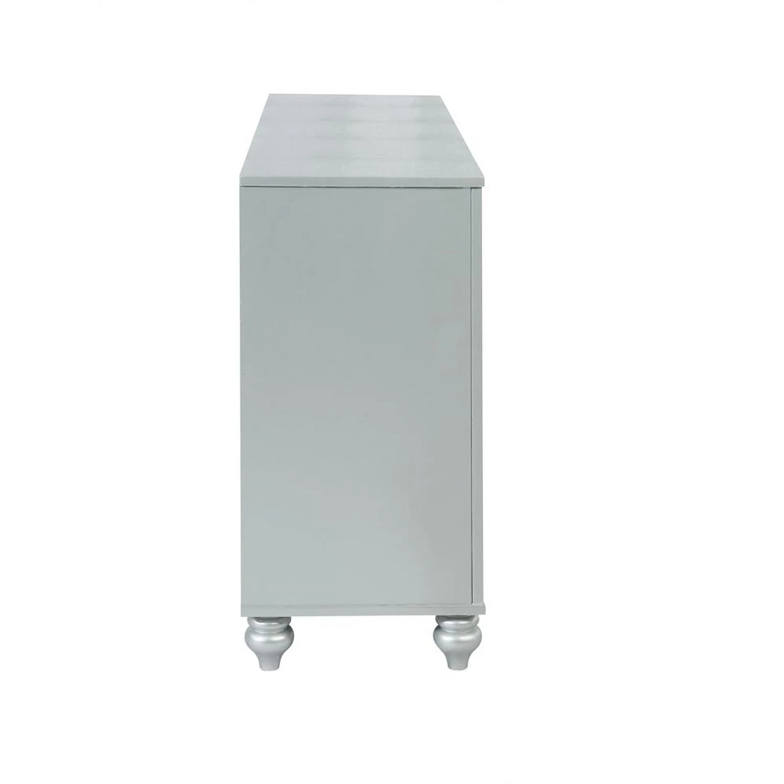 Pemberly Row 6-drawer Contemporary Wood Dresser Silver Metallic