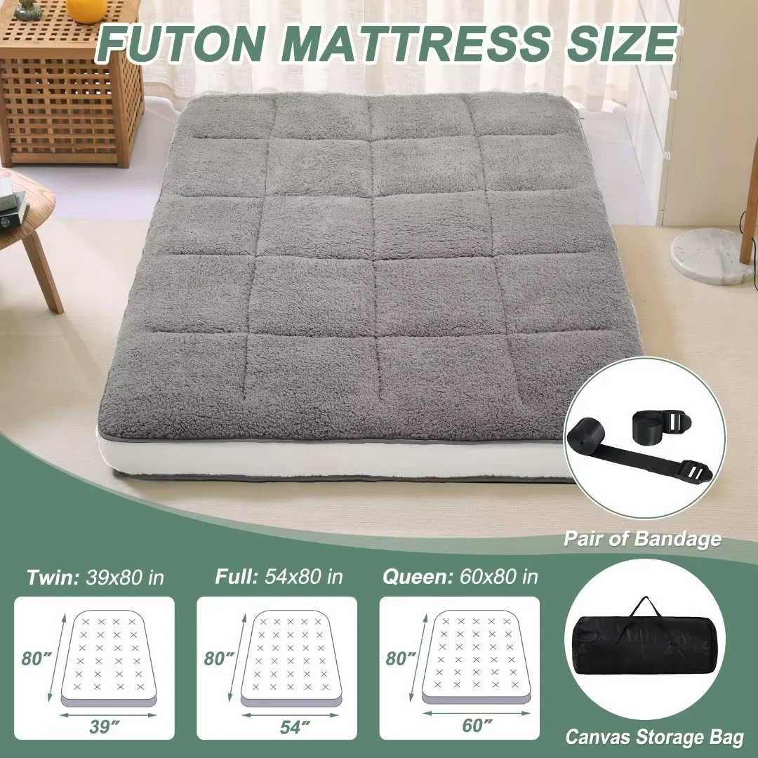 NAIZEA Japanese Floor Mattress, 4