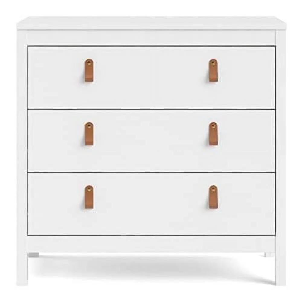 3 Drawer Chest, White