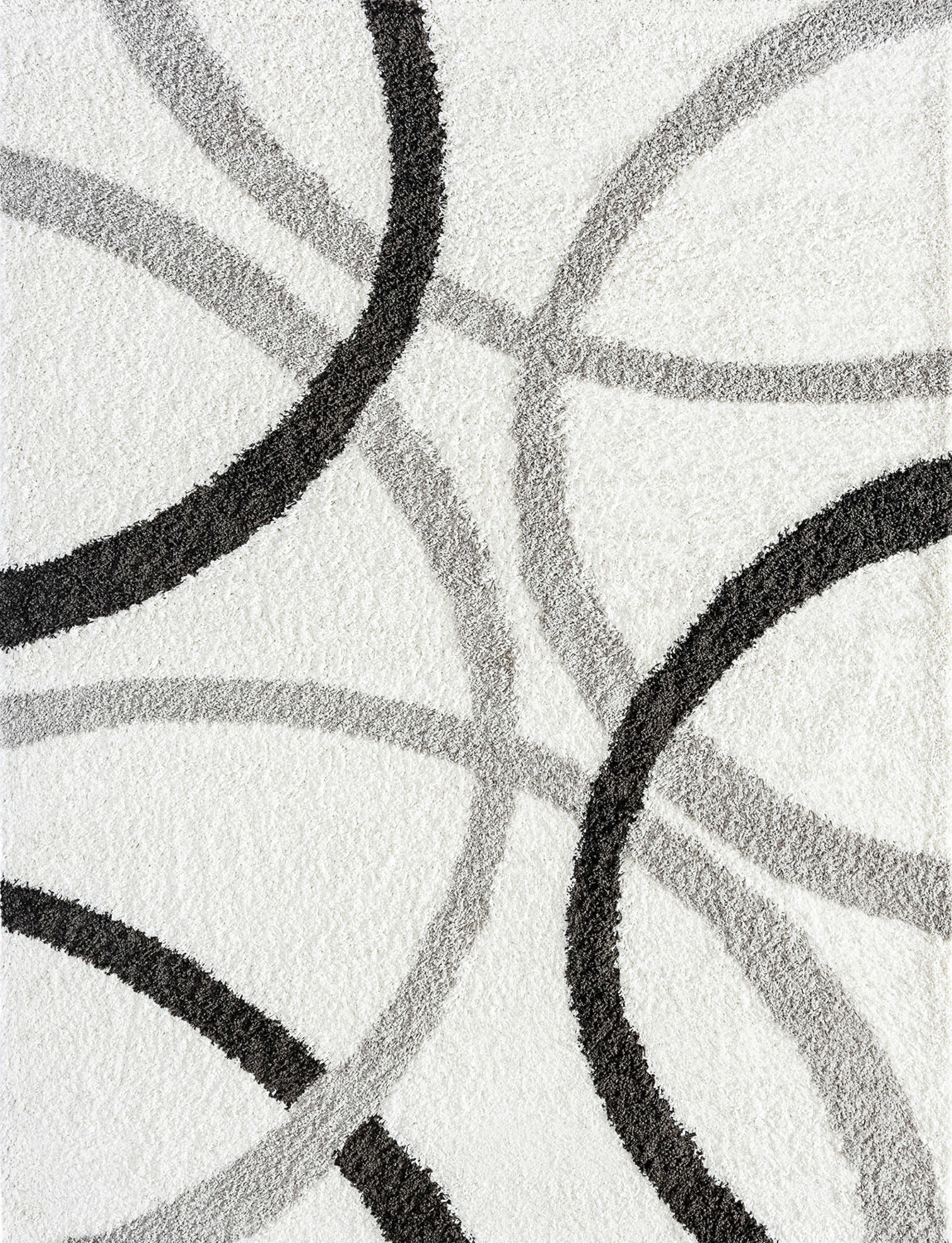5x8 Modern White Area Rugs for Living Room | Bedroom Rug | Dining Room Rug | Indoor Entry or Entryway Rug | Kitchen Rug | Alfombras para Salas 5'3'' x 7'3''