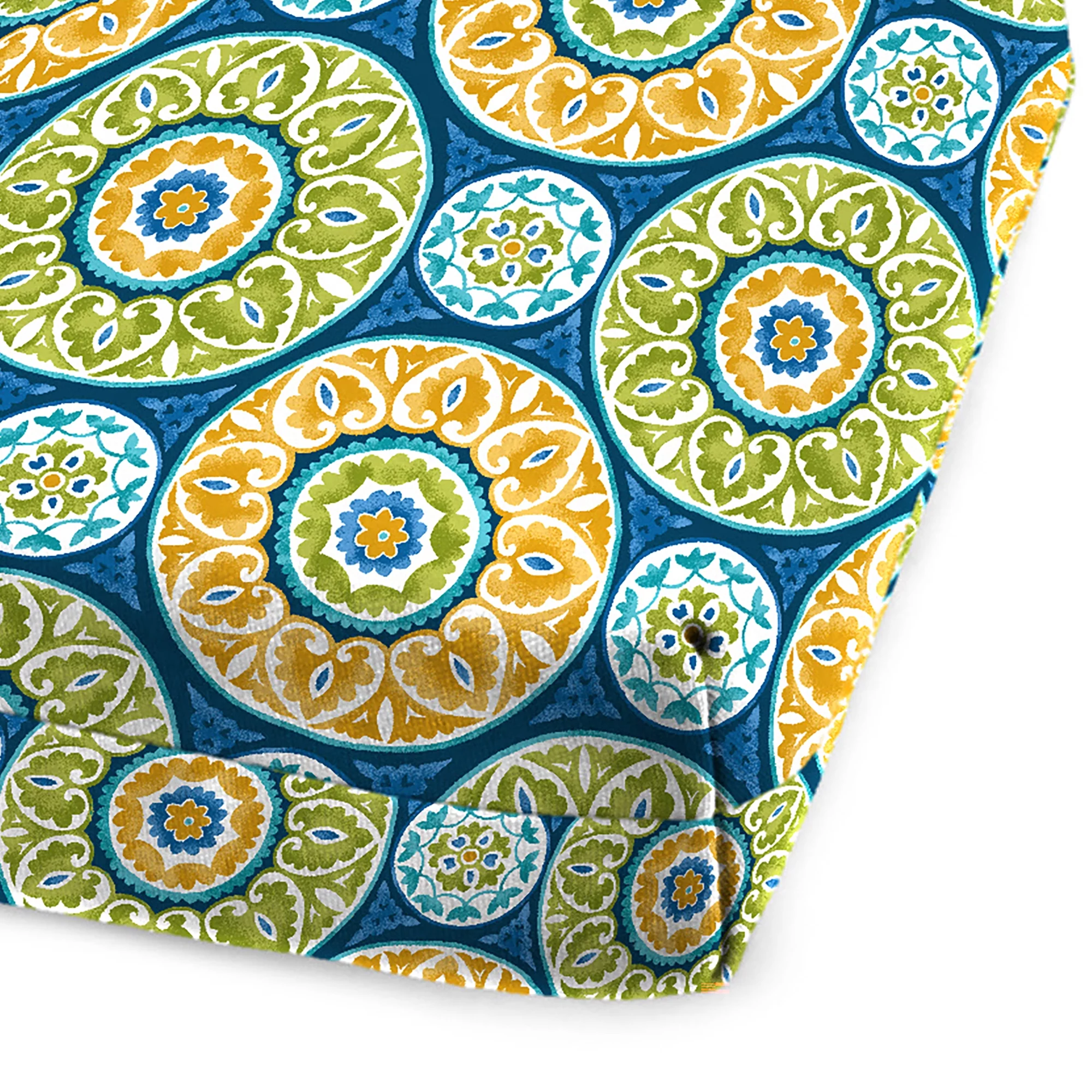 Jordan Manufacturing Capri Medallion French Edge Outdoor Chaise Lounge Cushion