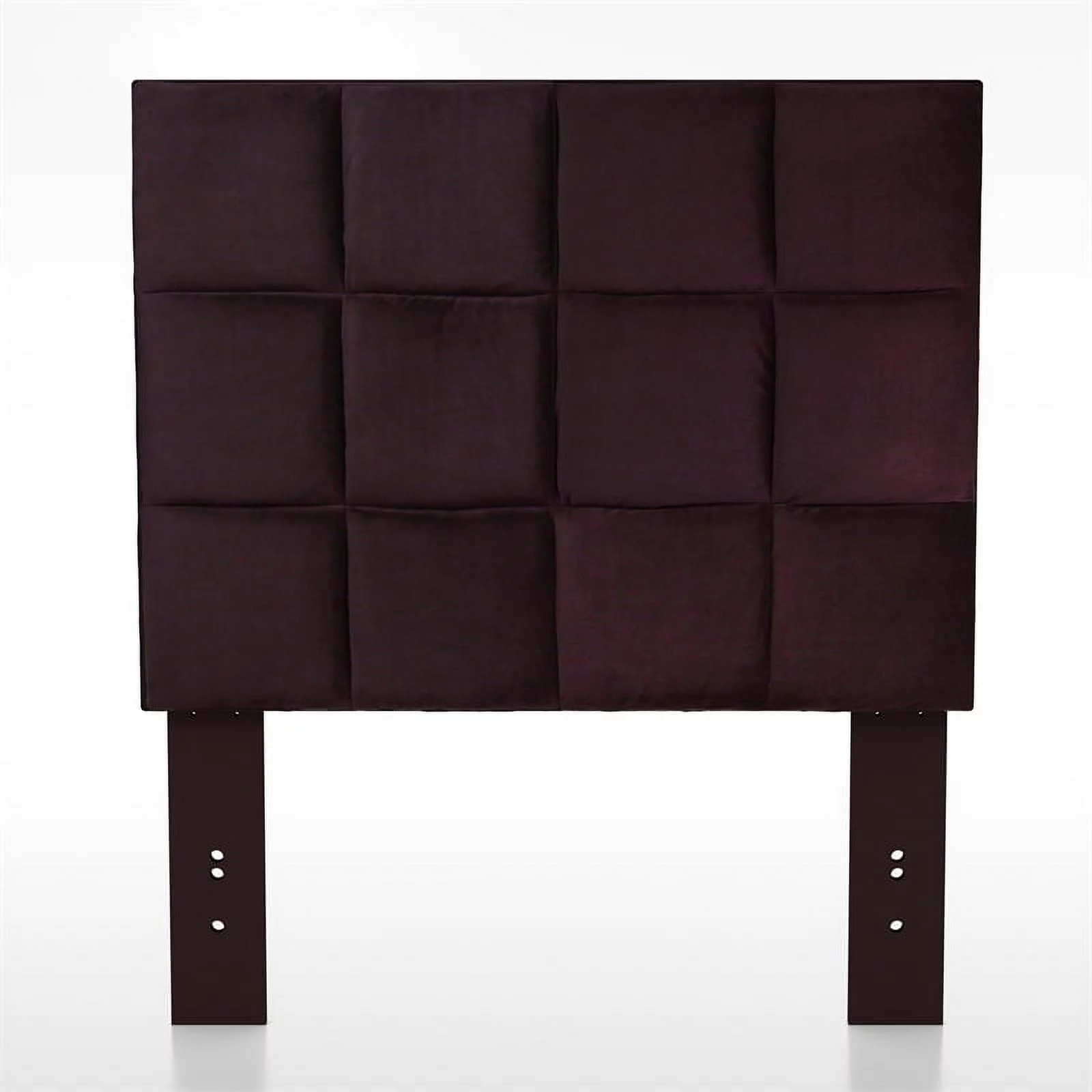 Furniture of America Hellan Fabric Upholstered Twin Headboard in Purple