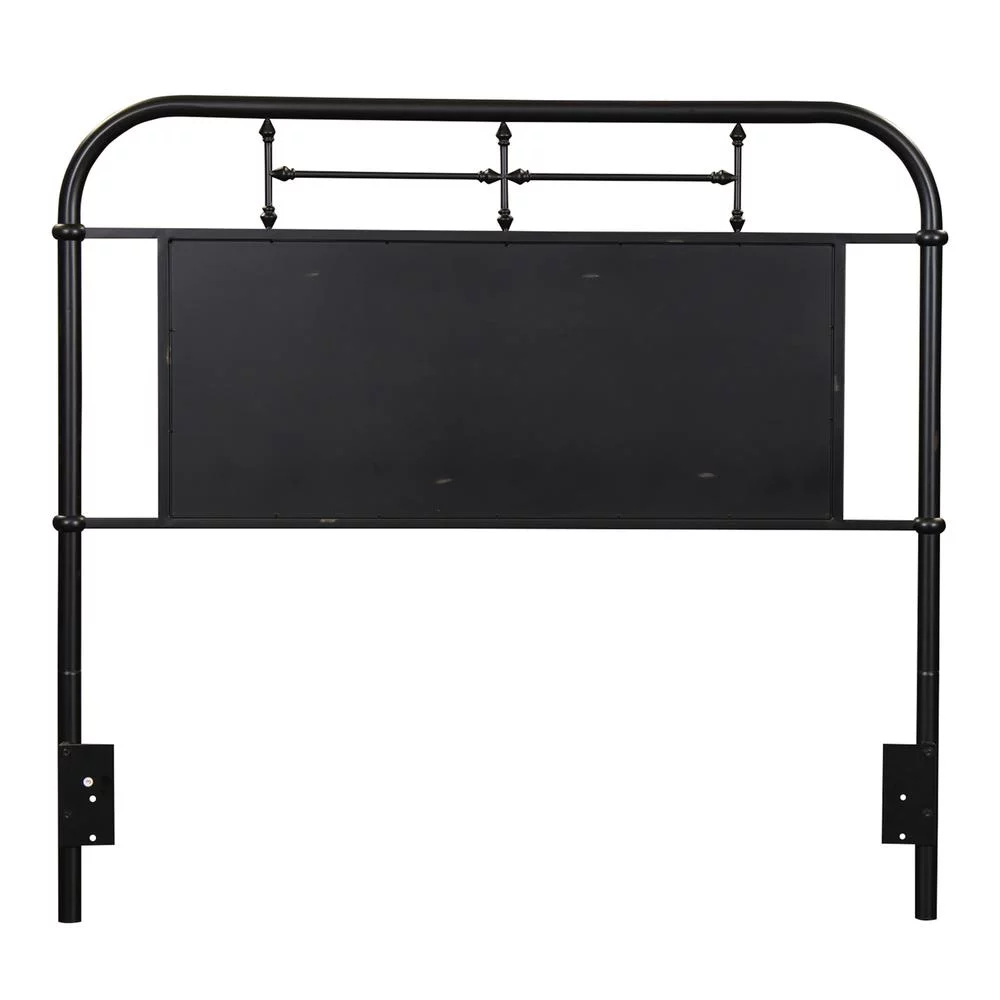 Liberty Furniture Full Metal Headboard - Black Vintage Silver
