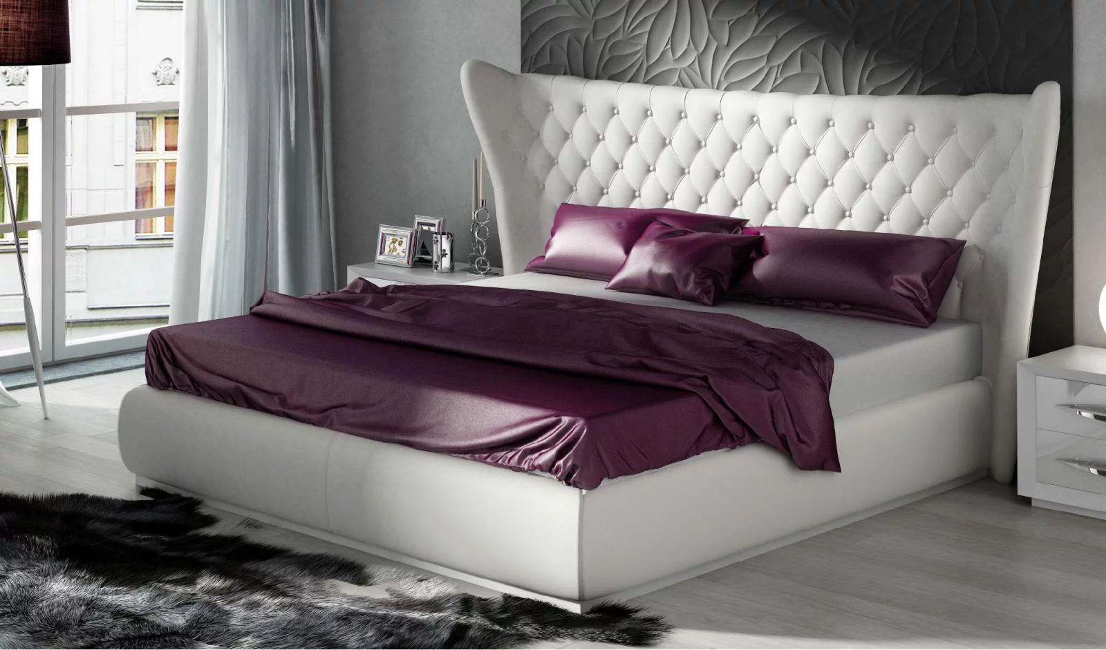 Rone Upholstered Standard Bed KING by Brayden Studio