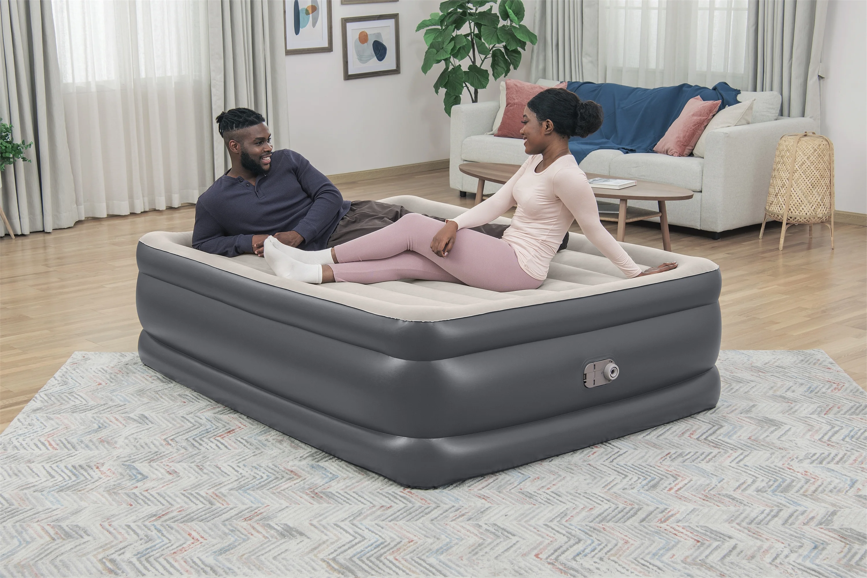 Coleman Tritech Air Mattress Full 22” with Built-in AC Pump