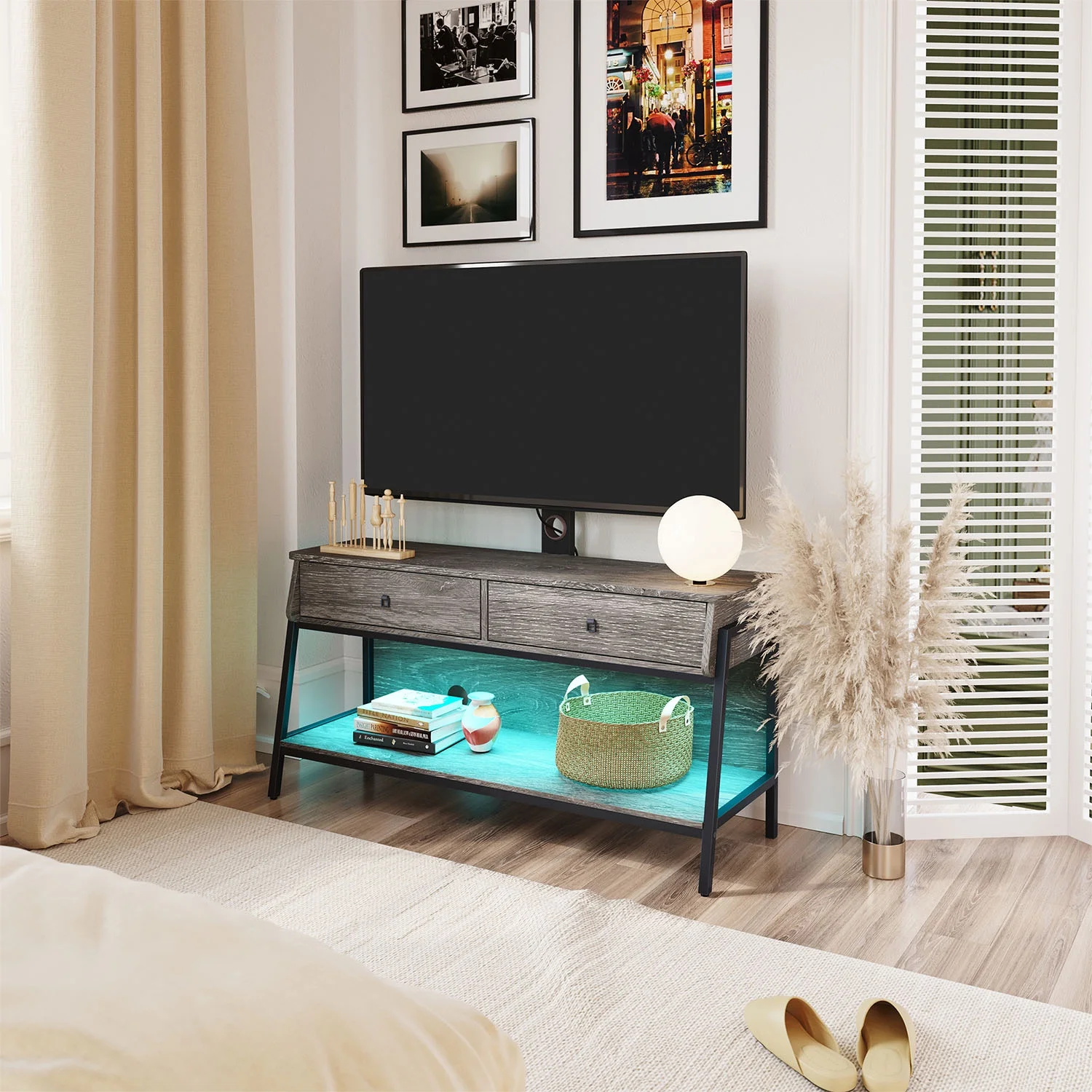 Bestier TV Stand for TVs up to 65