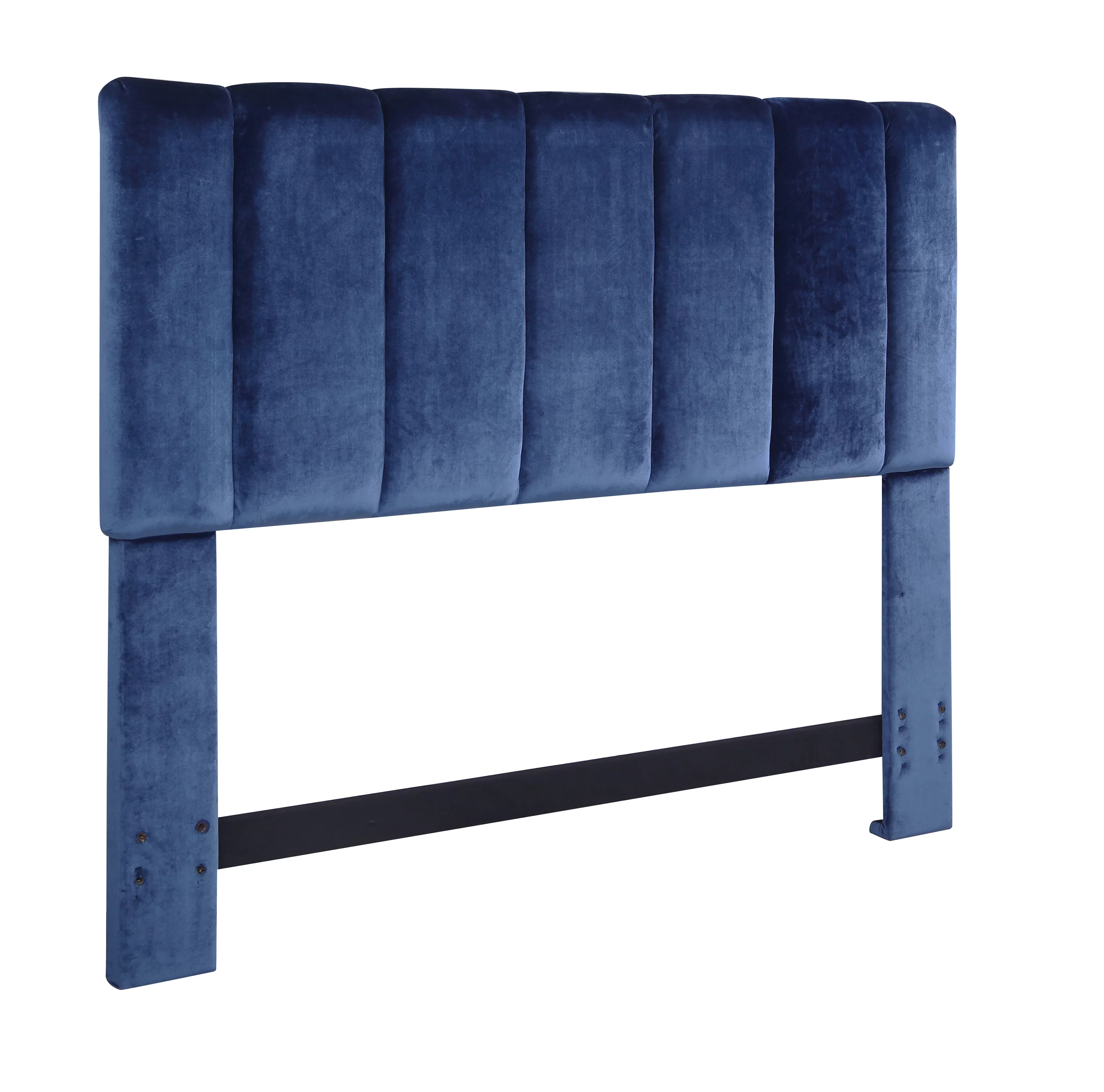 Chic Home Anwar Headboard Velvet Upholstered Vertical Striped