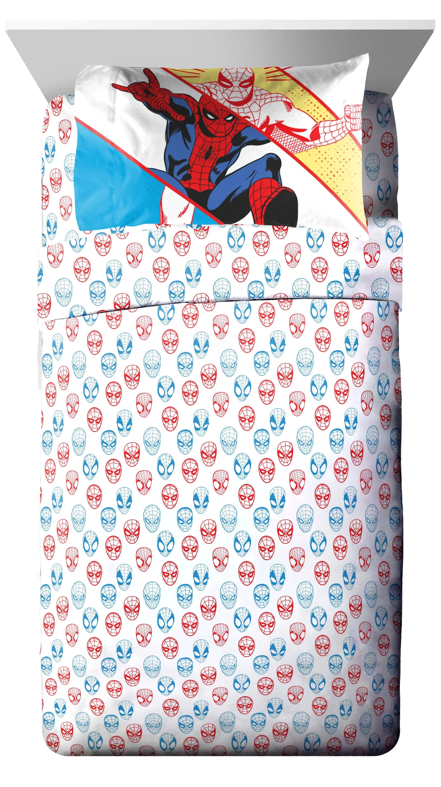 Spider-Man Beyond Amazing Kids Twin Bed-in-a-Bag Set, 86 x 64, Microfiber, Blue, Marvel