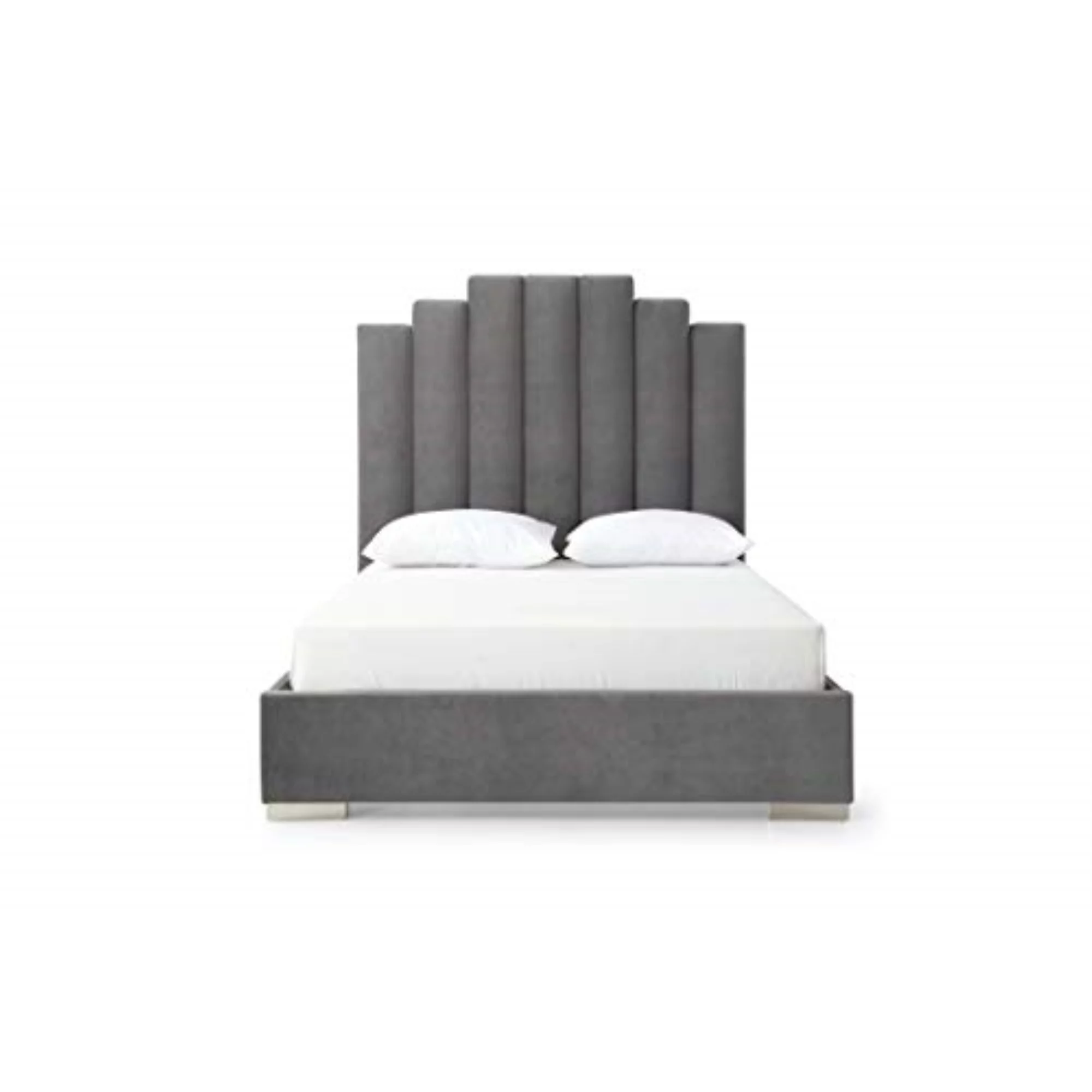 Whiteline Modern Living Jordan Queen Bed Grey