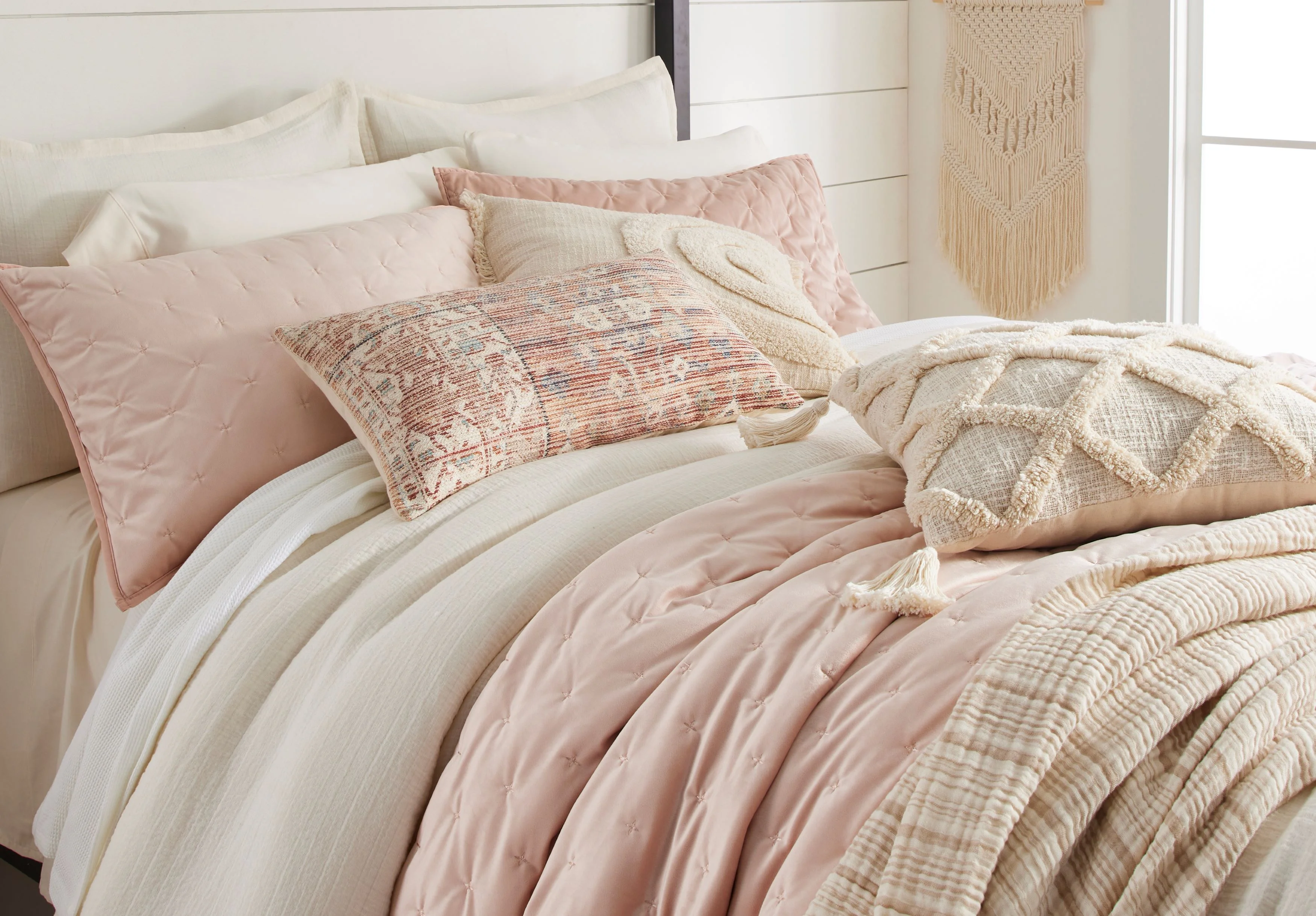 Better Homes & Gardens 3-Piece Cream Gauze Comforter Set, Adult King