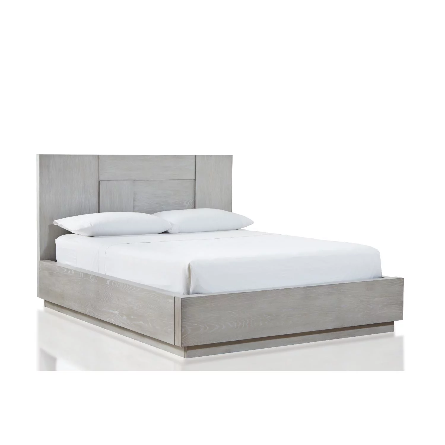 Modus Destination 6 PC King Panel Bedroom Set in Cotton Grey
