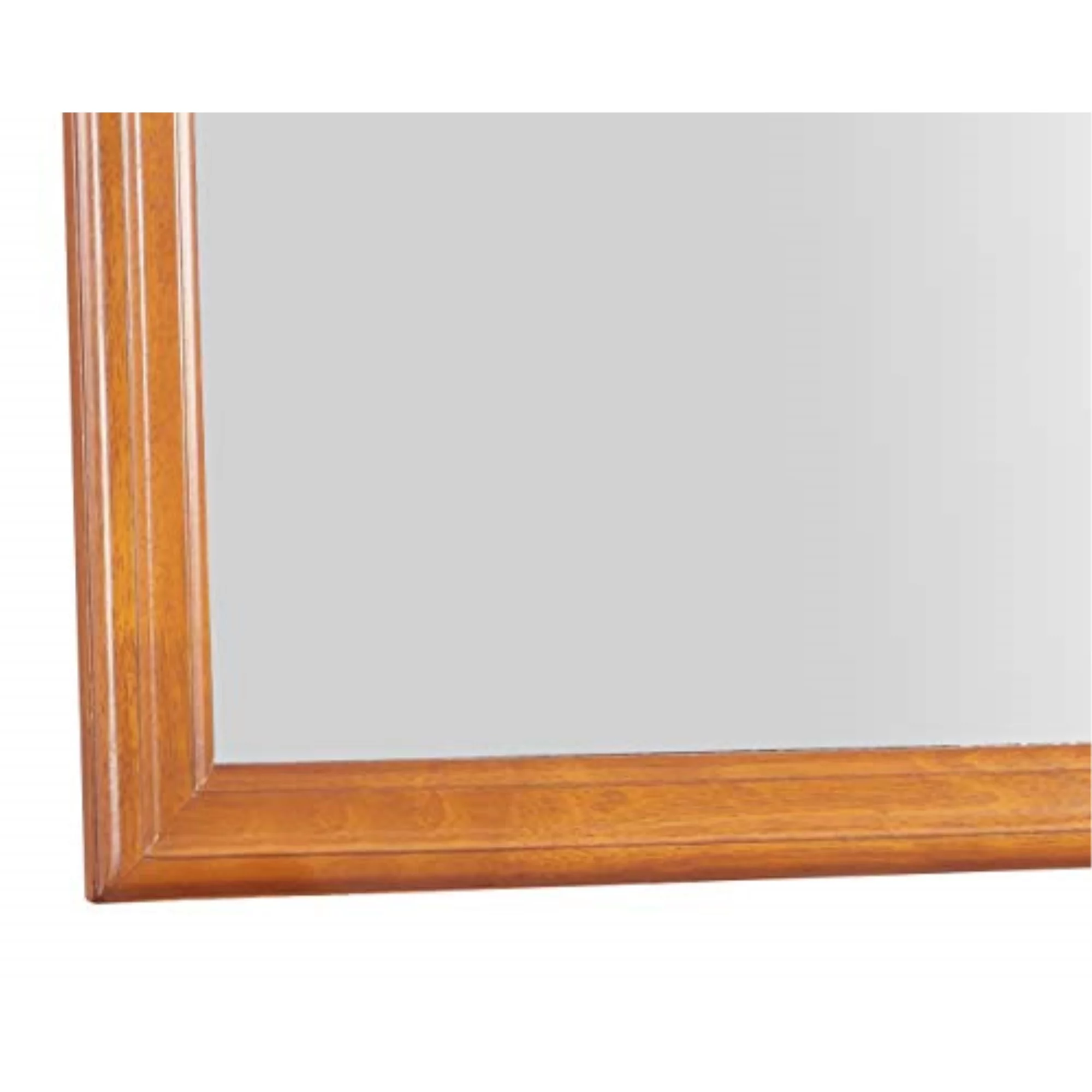 Glory Furniture Traditional Louis Phillipe Mirror With Oak Finish G3160-M