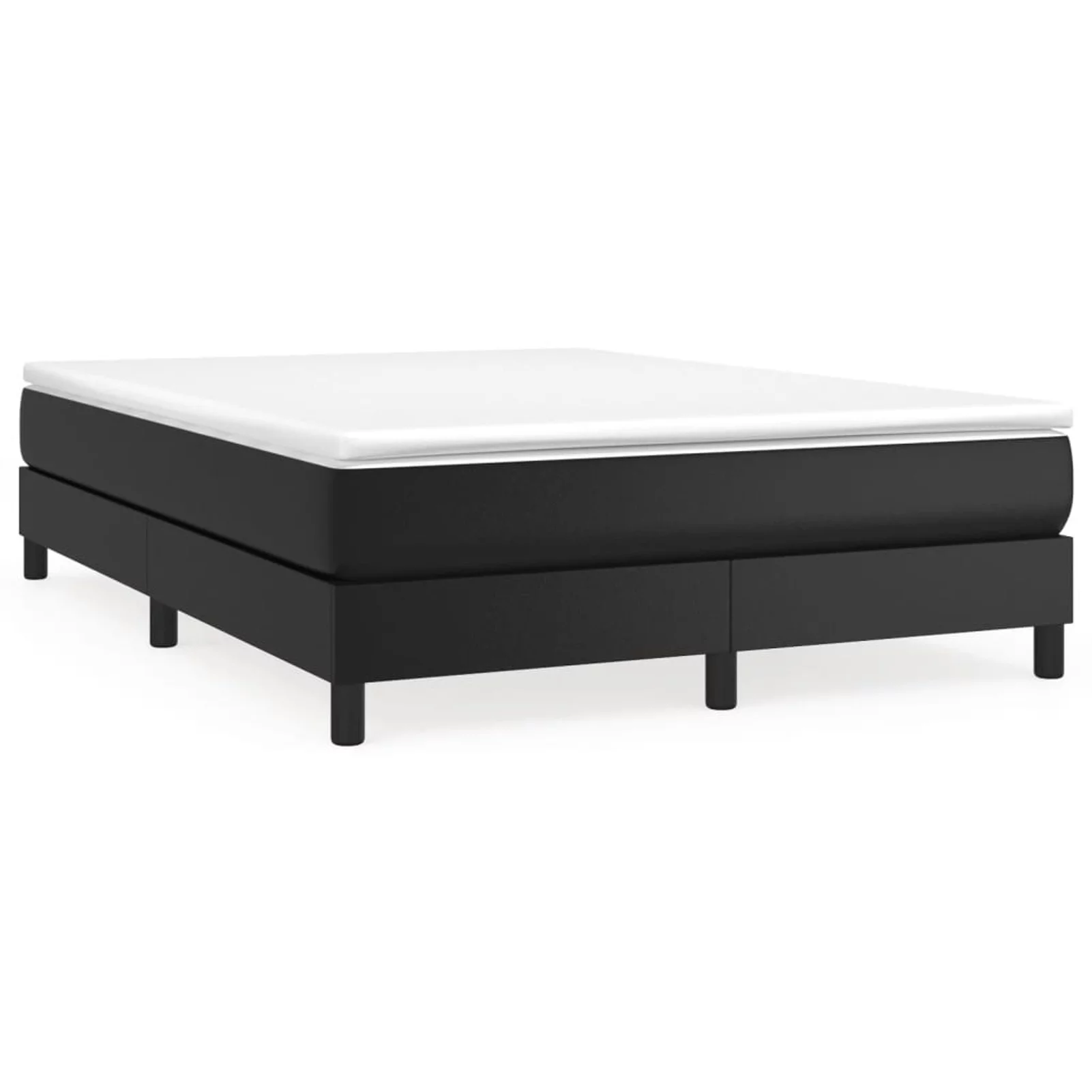 Walmeck Box Spring Bed with Black 59.8