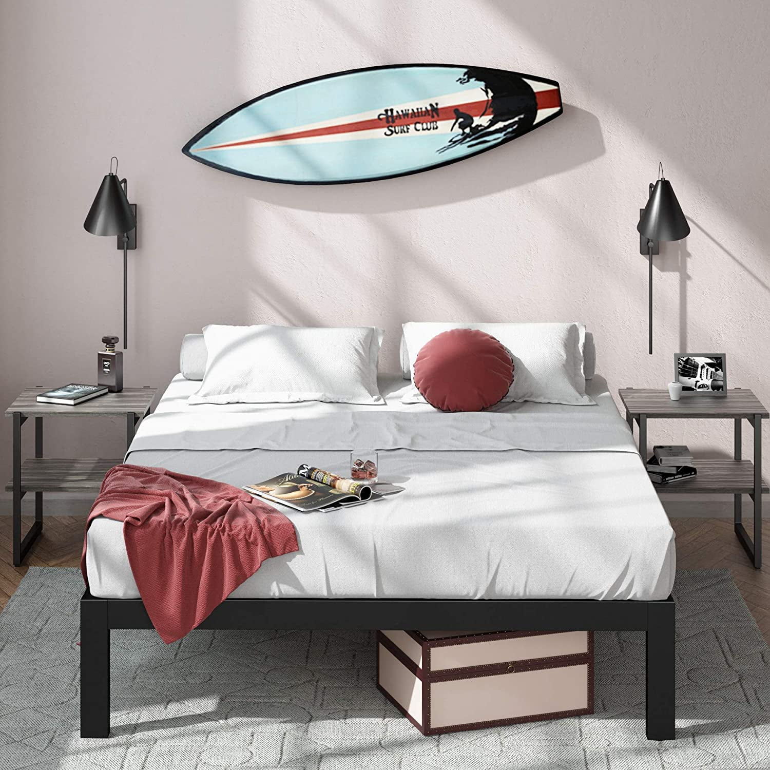 KWIK Twin Upholstered Mattress Foundation