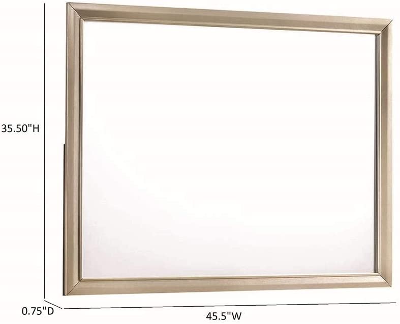 Dresser Mirror, Cream/Champagne