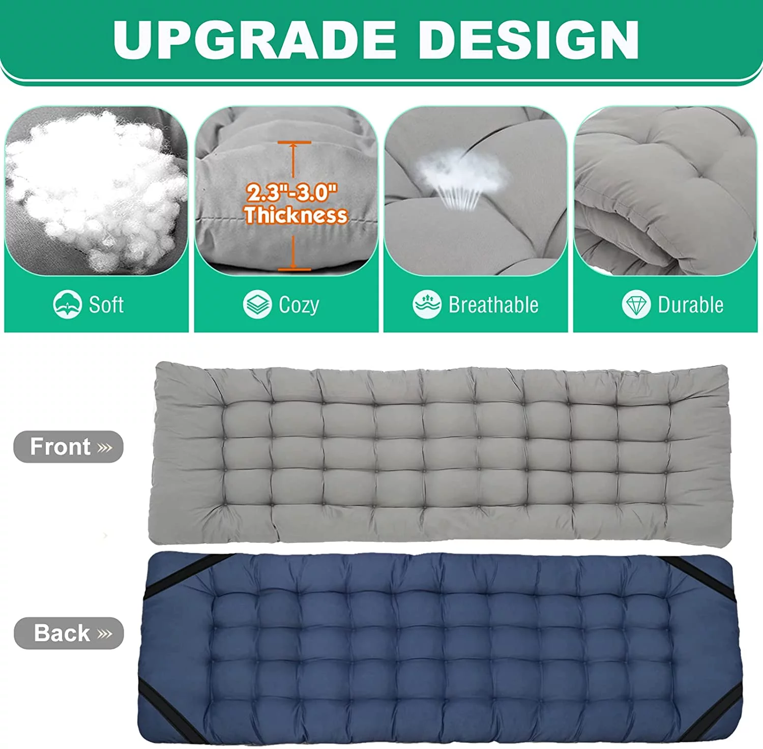 Slsy Folding Camping Cot with Thicker Mattress for Adults, 75