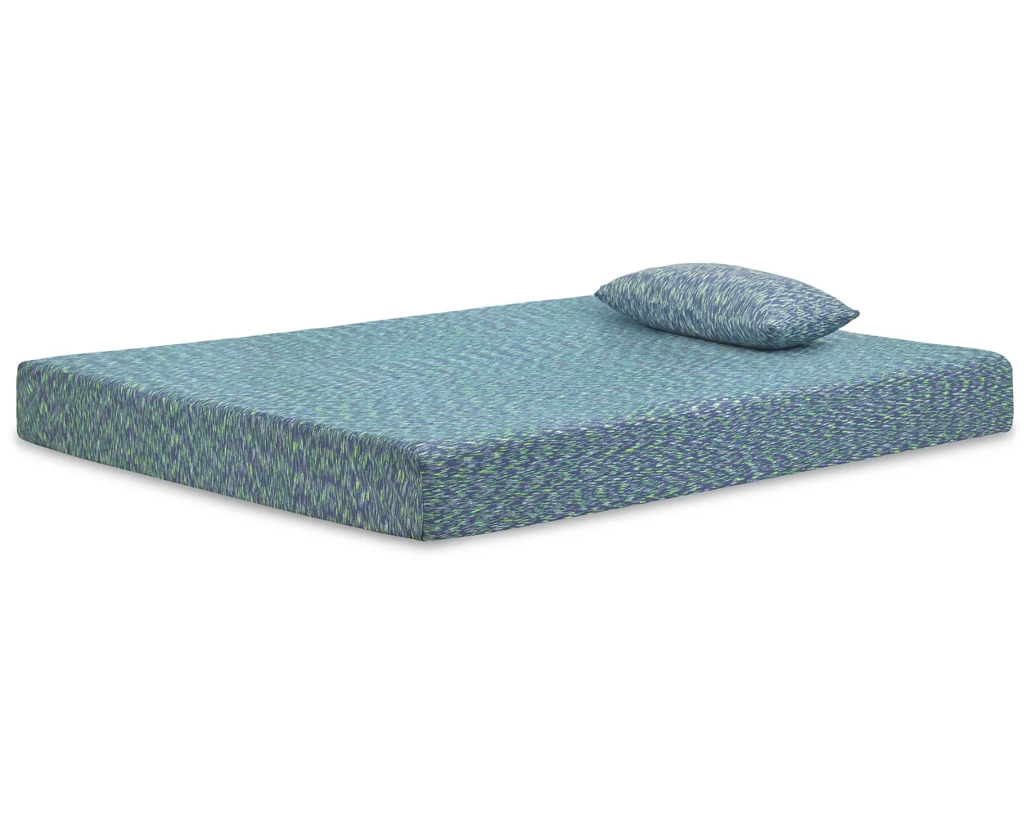 Signature Design by Ashley iKidz Blue Full Mattress and Pillow Blue