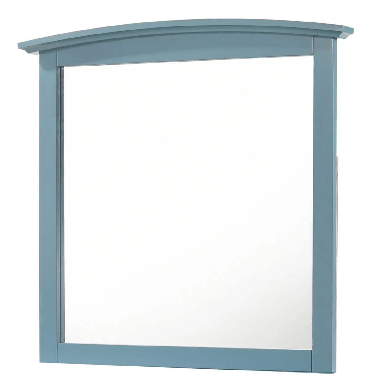 37 in. x 35 in. Classic Rectangle Framed Dresser Mirror - Teal