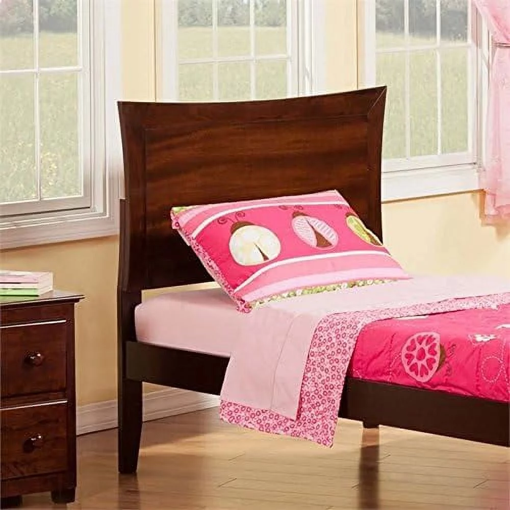 HBBOOMLIFE Leo & Lacey Twin Panel Headboard in Walnut